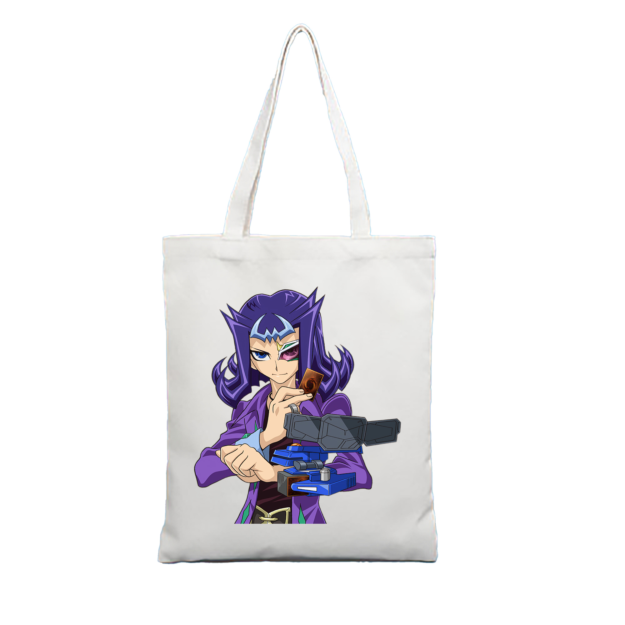 （画像用） 遊☆戯☆王 Yu-Gi-Oh! 縦型キャンバス生地手提げバッグ　トートバッグ