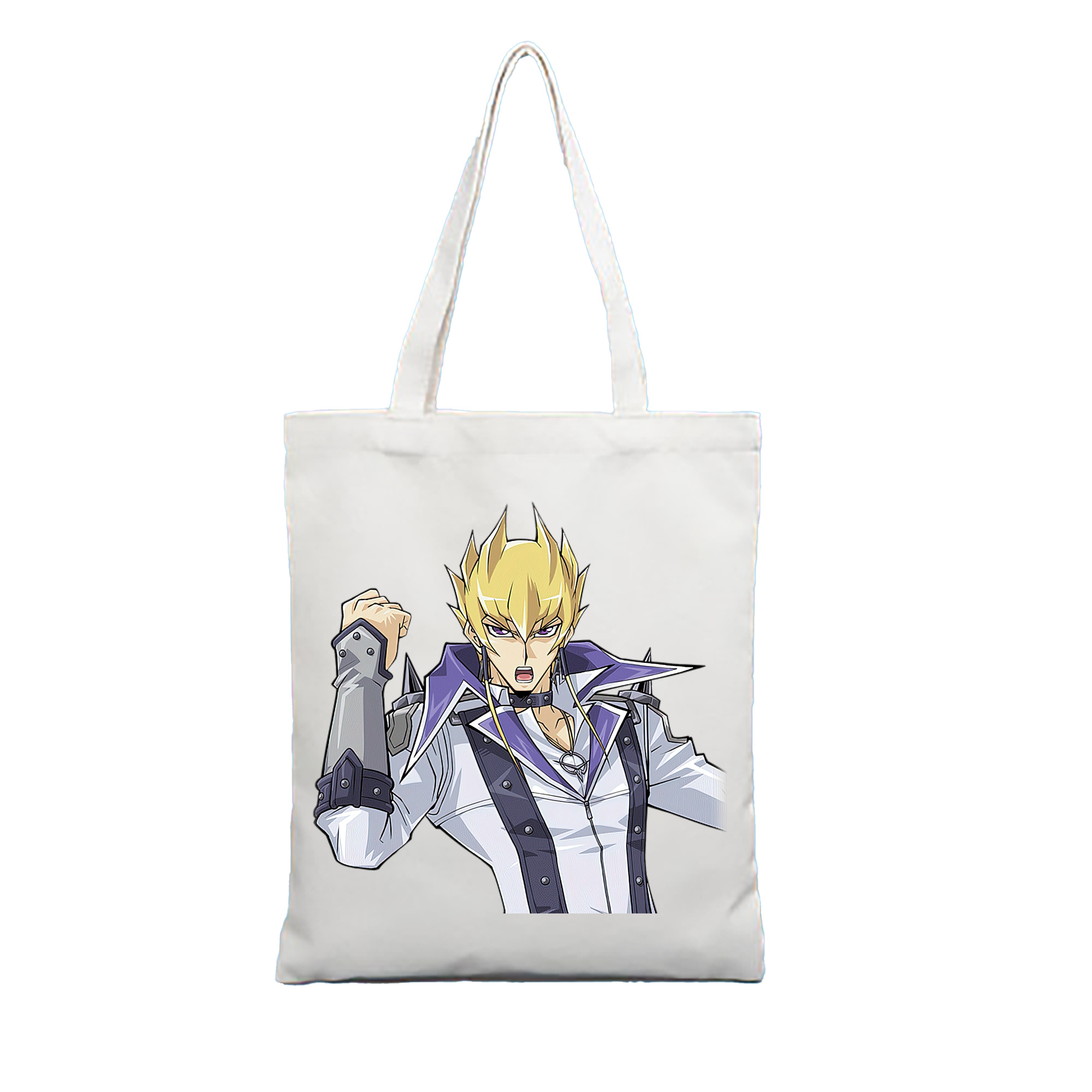 （画像用） 遊☆戯☆王 Yu-Gi-Oh! 縦型キャンバス生地手提げバッグ　トートバッグ