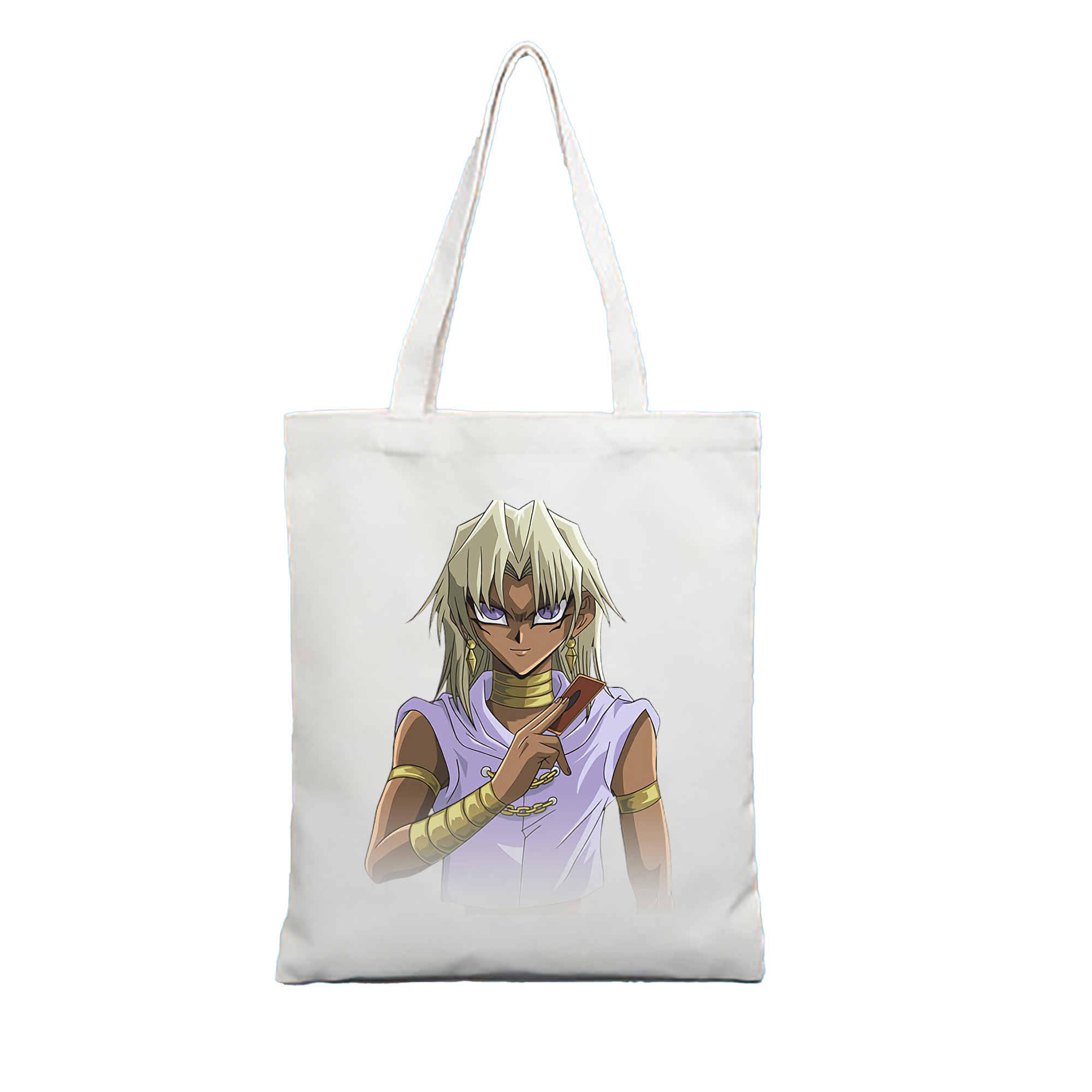 （画像用） 遊☆戯☆王 Yu-Gi-Oh! 縦型キャンバス生地手提げバッグ　トートバッグ