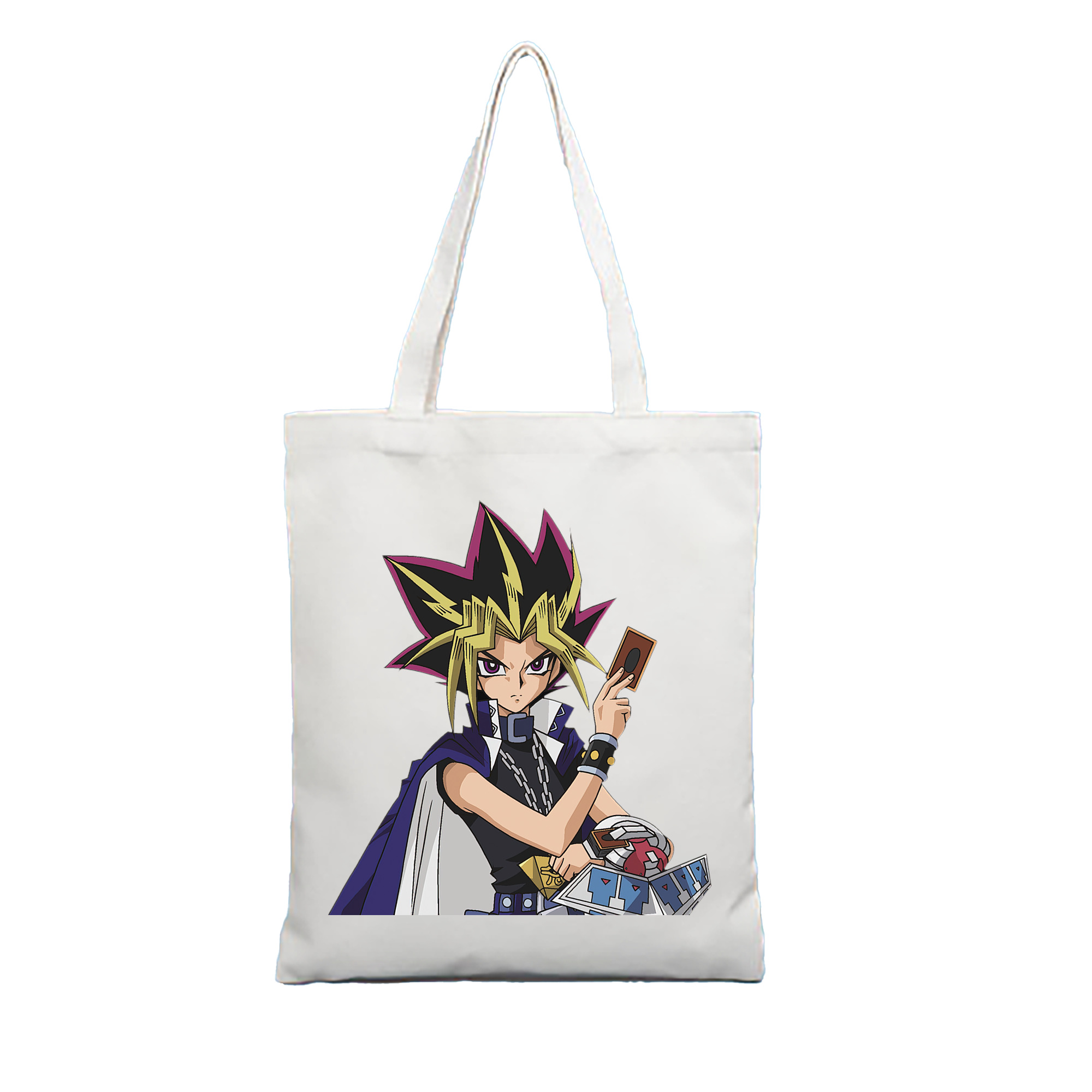 （画像用） 遊☆戯☆王 Yu-Gi-Oh! 縦型キャンバス生地手提げバッグ　トートバッグ