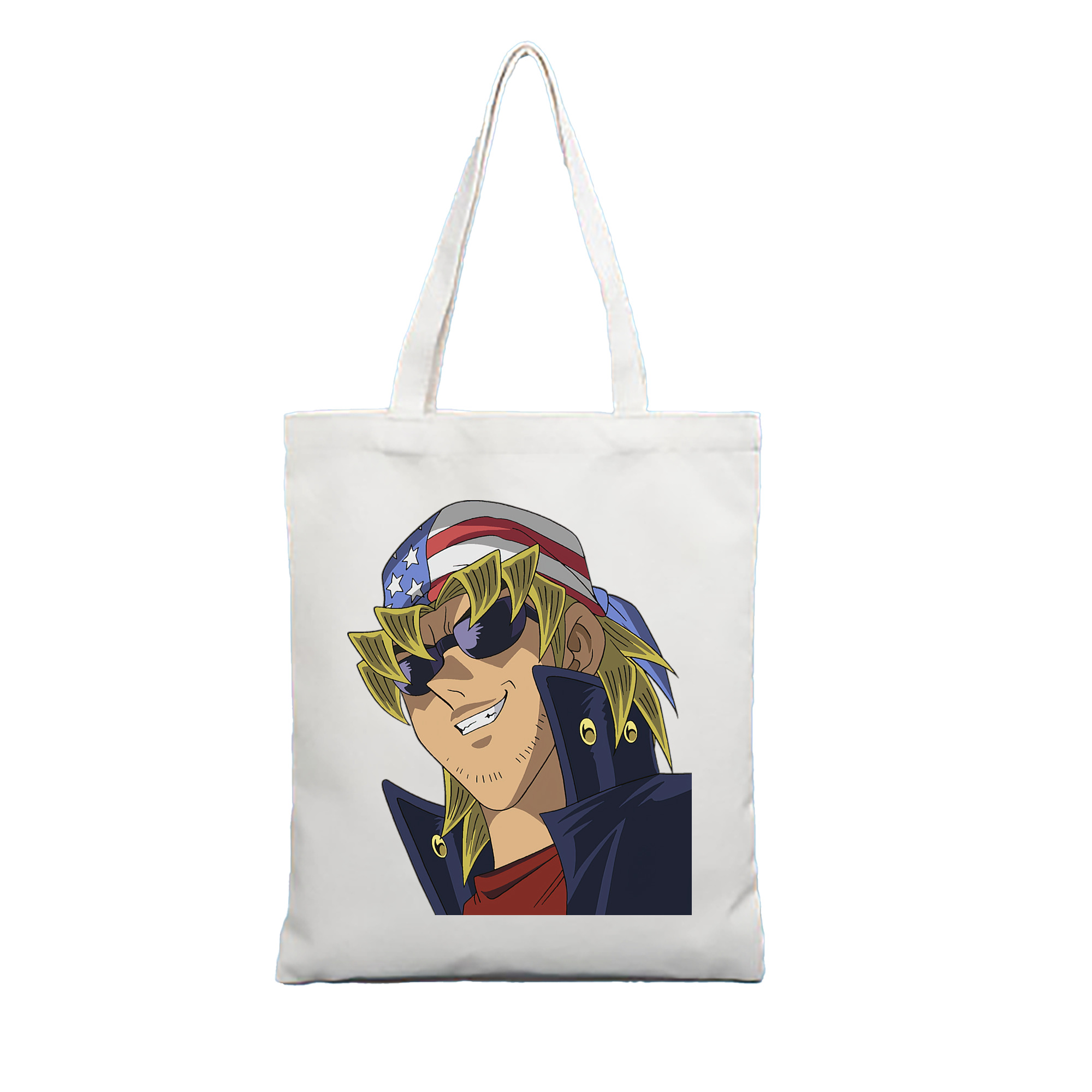 （画像用） 遊☆戯☆王 Yu-Gi-Oh! 縦型キャンバス生地手提げバッグ　トートバッグ