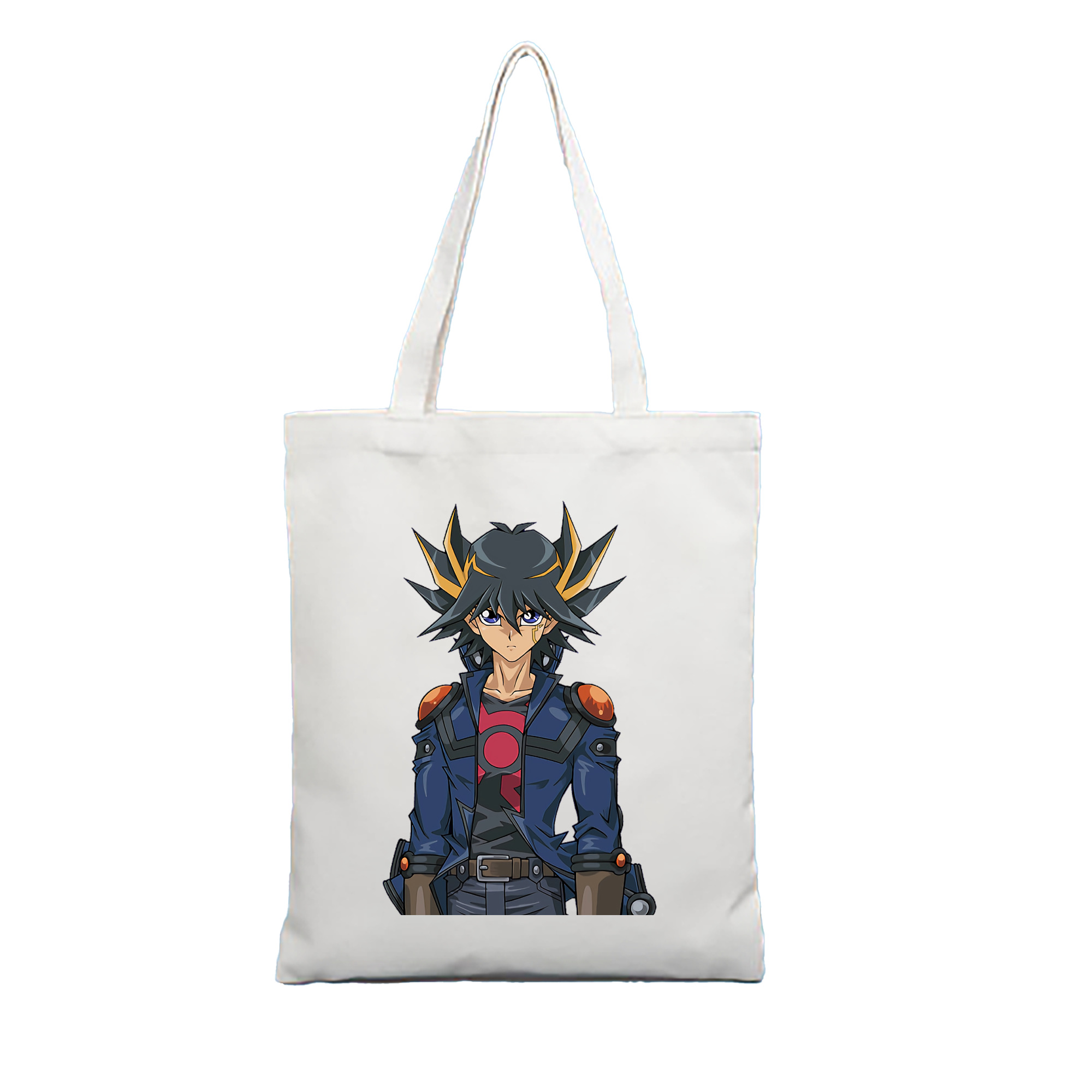 （画像用） 遊☆戯☆王 Yu-Gi-Oh! 縦型キャンバス生地手提げバッグ　トートバッグ