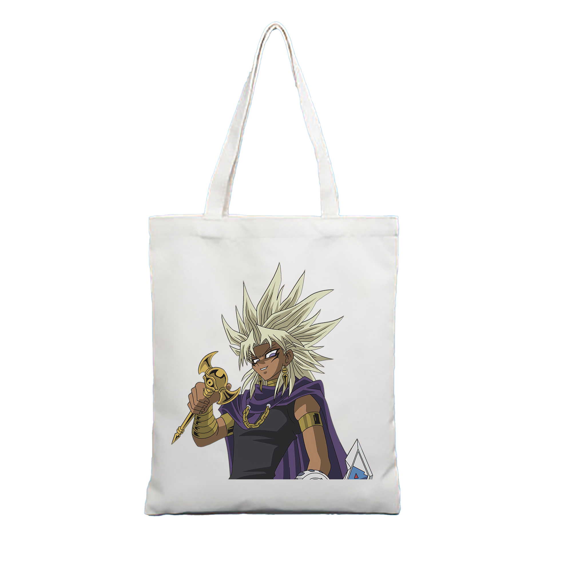 （画像用） 遊☆戯☆王 Yu-Gi-Oh! 縦型キャンバス生地手提げバッグ　トートバッグ