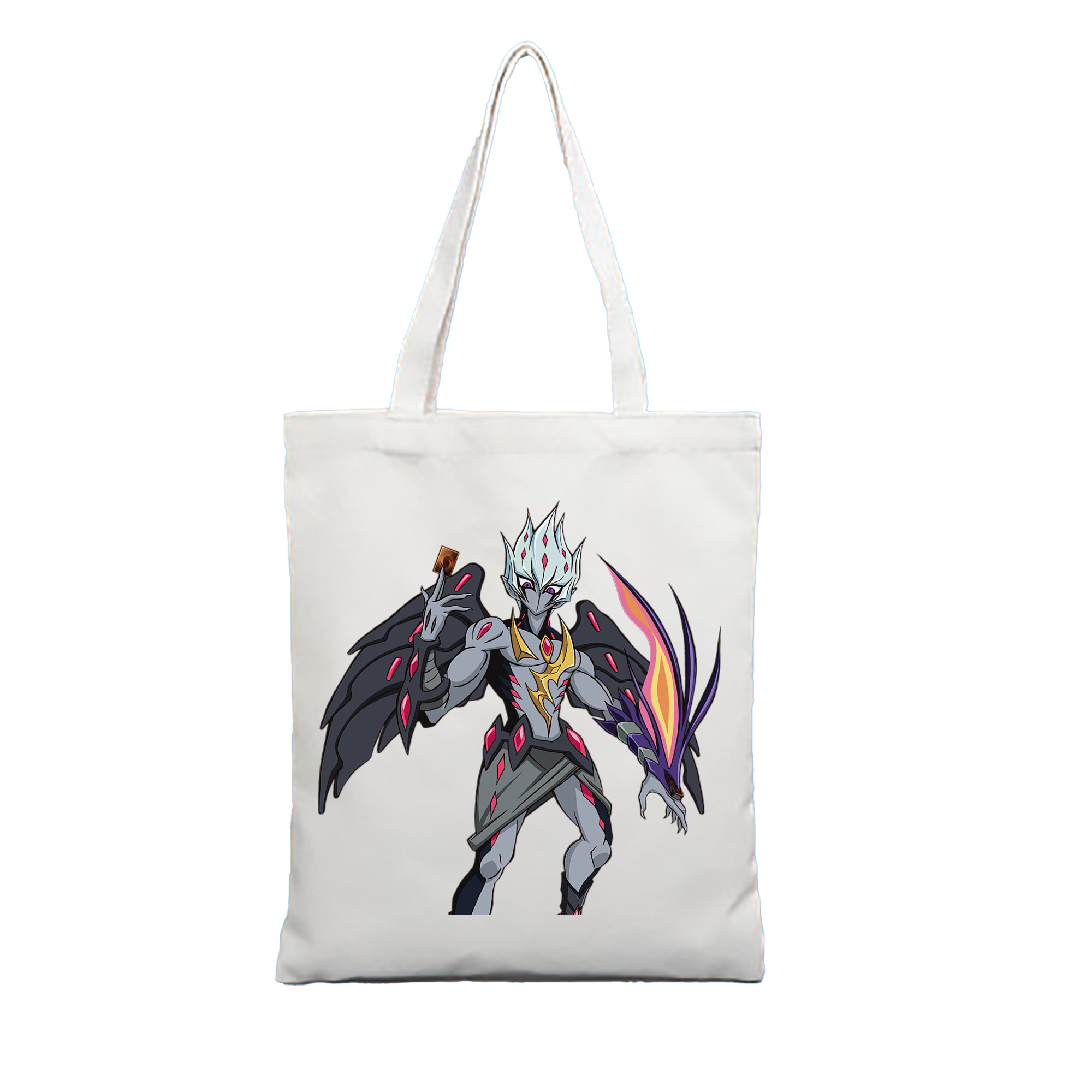 （画像用） 遊☆戯☆王 Yu-Gi-Oh! 縦型キャンバス生地手提げバッグ　トートバッグ