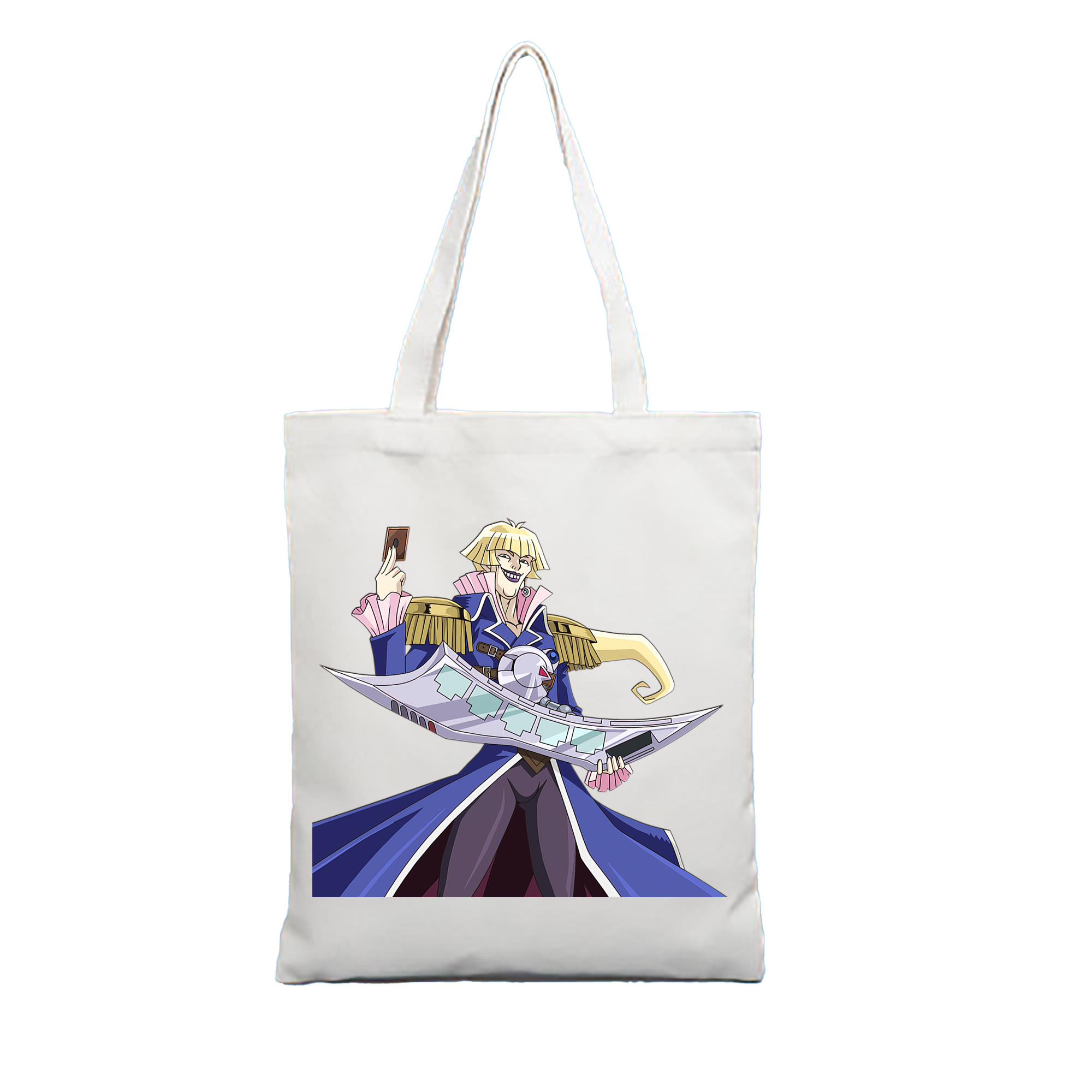 （画像用） 遊☆戯☆王 Yu-Gi-Oh! 縦型キャンバス生地手提げバッグ　トートバッグ