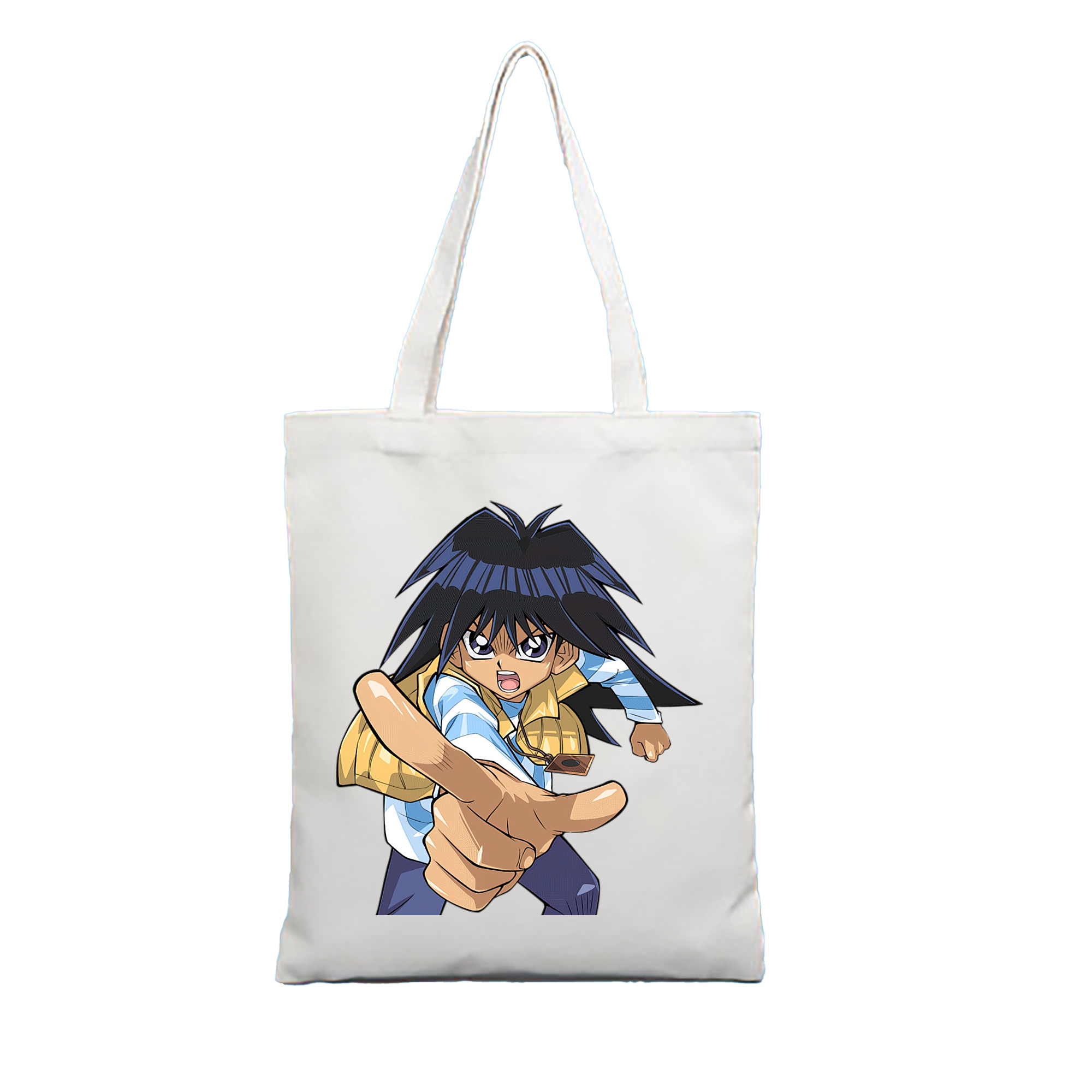 （画像用） 遊☆戯☆王 Yu-Gi-Oh! 縦型キャンバス生地手提げバッグ　トートバッグ