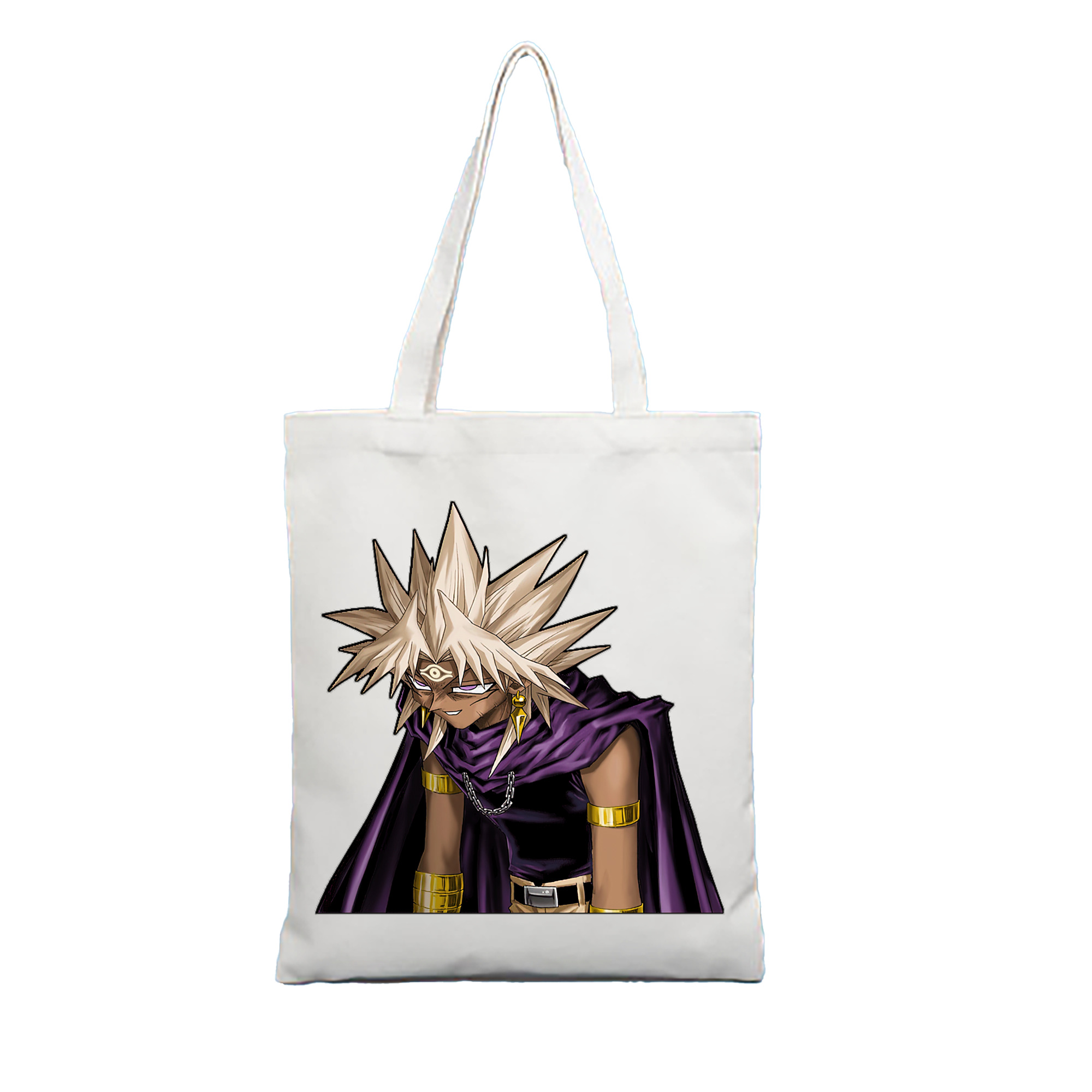 （画像用） 遊☆戯☆王 Yu-Gi-Oh! 縦型キャンバス生地手提げバッグ　トートバッグ