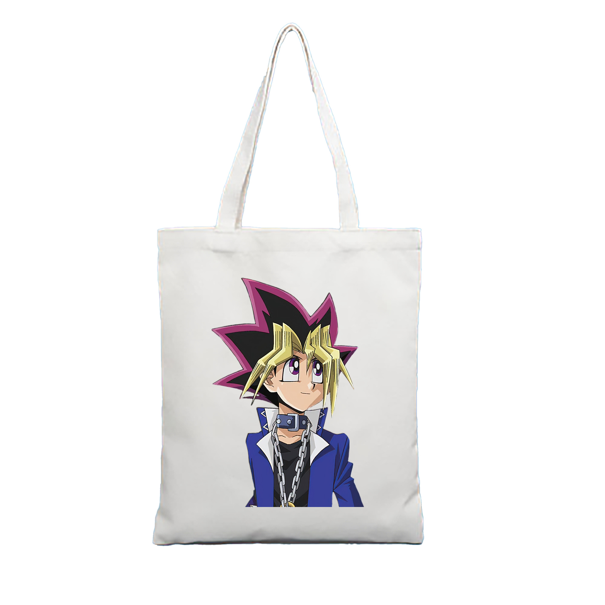 （画像用） 遊☆戯☆王 Yu-Gi-Oh! 縦型キャンバス生地手提げバッグ　トートバッグ