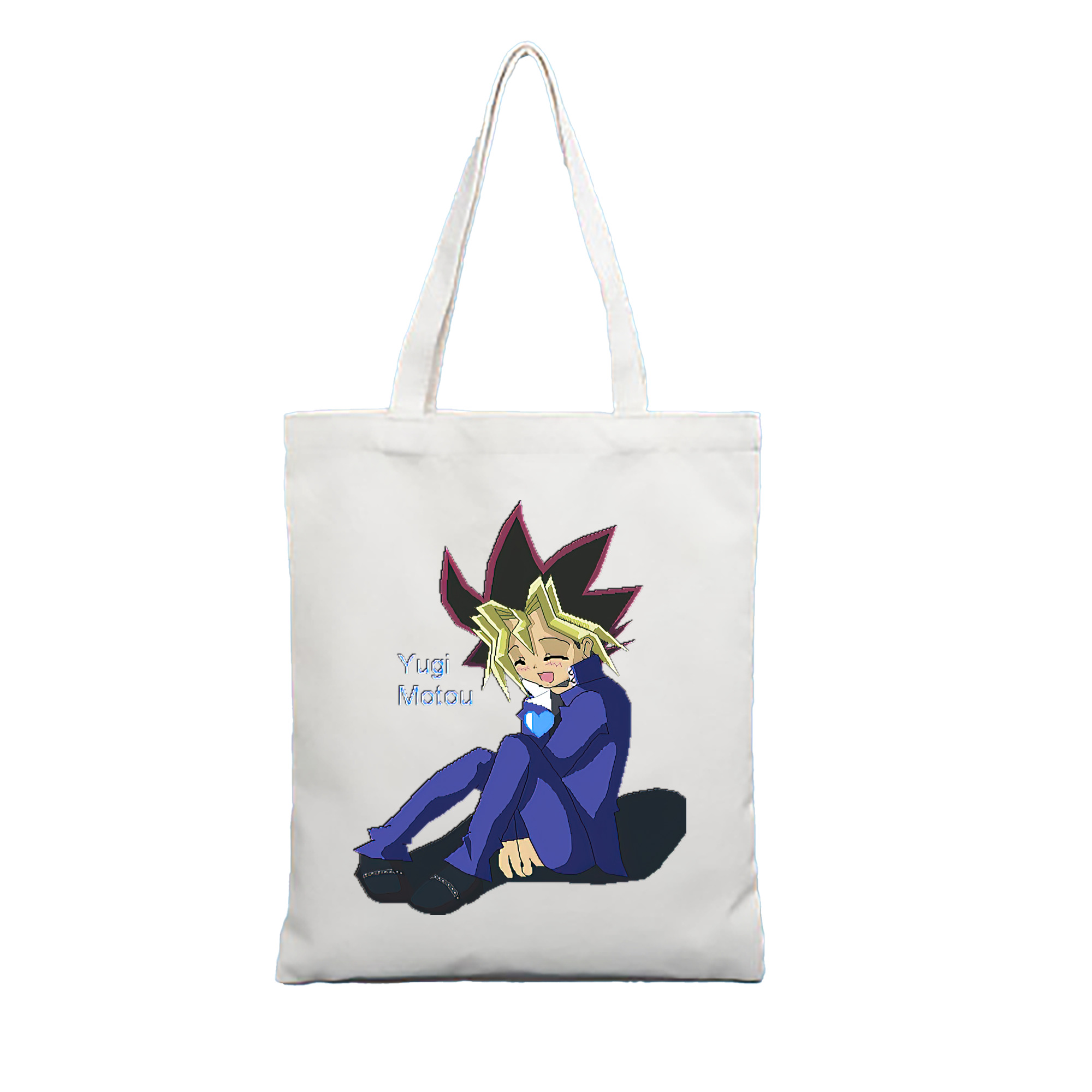 （画像用） 遊☆戯☆王 Yu-Gi-Oh! 縦型キャンバス生地手提げバッグ　トートバッグ