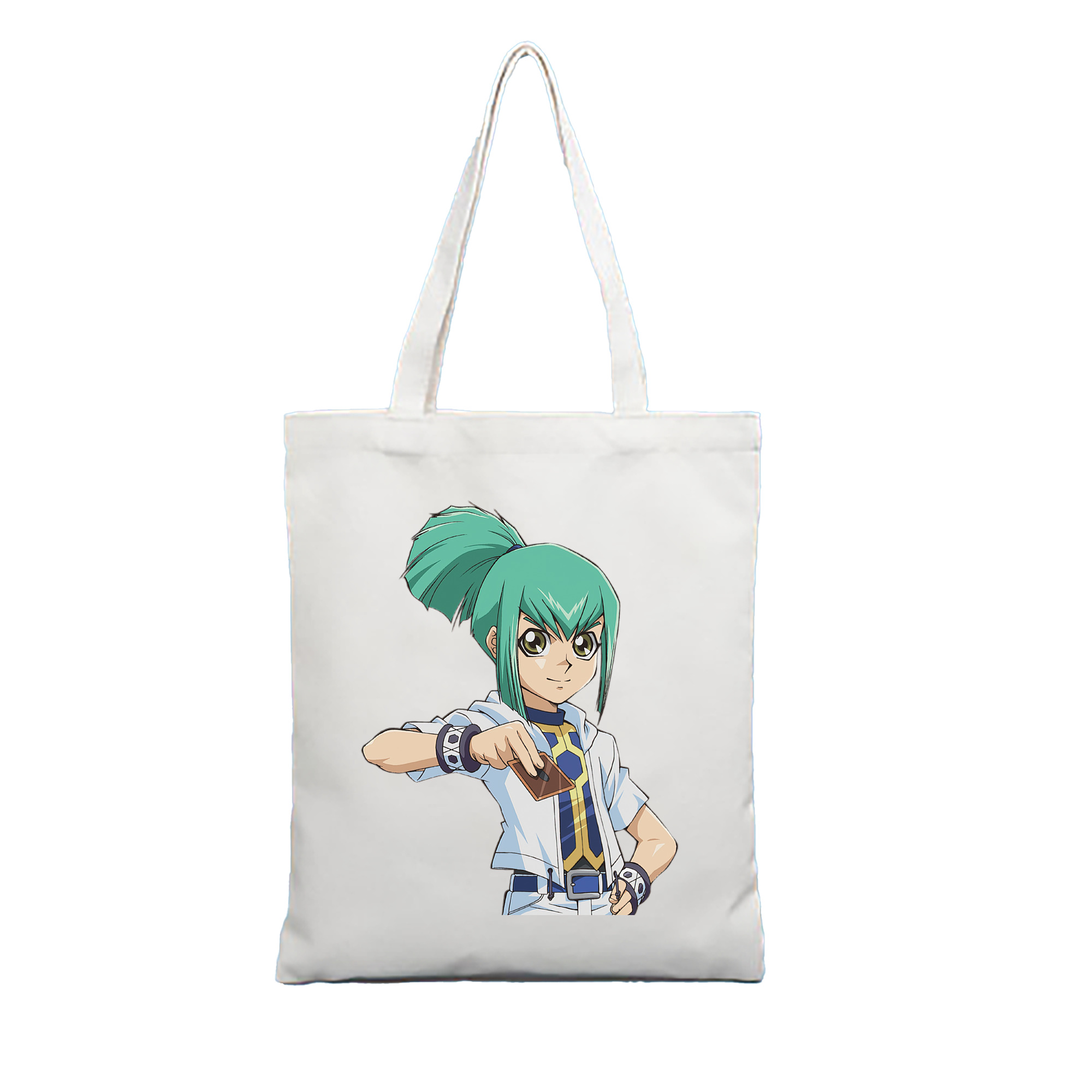（画像用） 遊☆戯☆王 Yu-Gi-Oh! 縦型キャンバス生地手提げバッグ　トートバッグ
