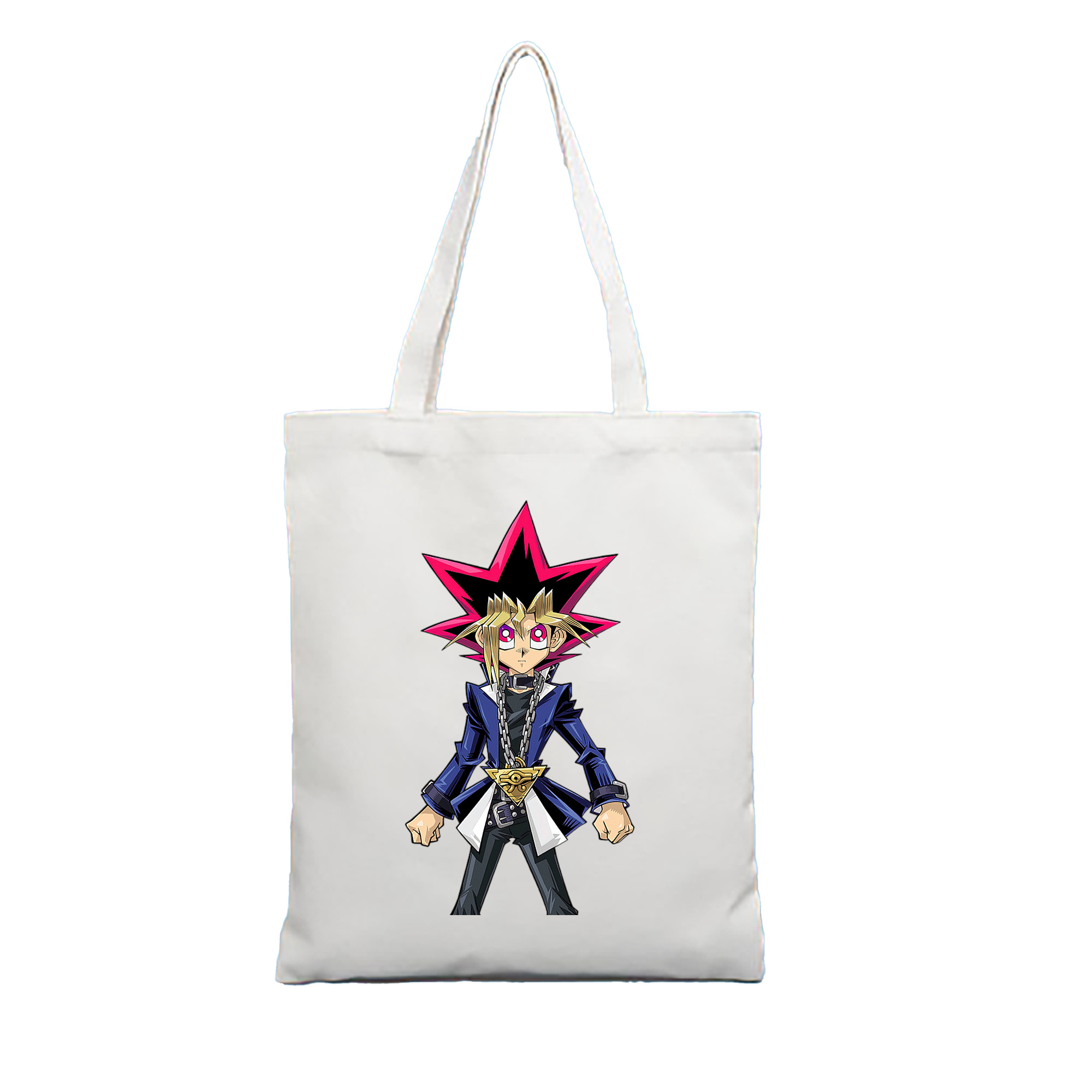 （画像用） 遊☆戯☆王 Yu-Gi-Oh! 縦型キャンバス生地手提げバッグ　トートバッグ
