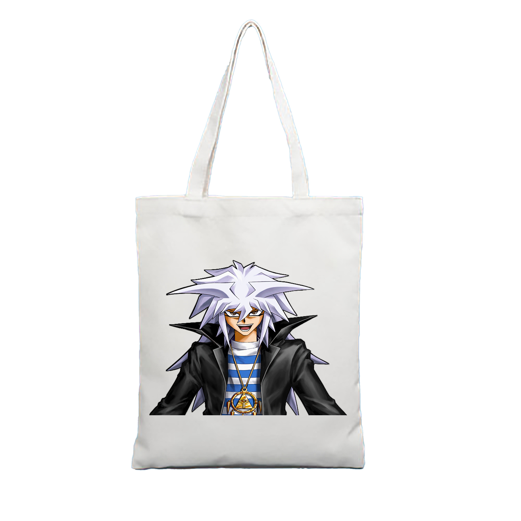 （画像用） 遊☆戯☆王 Yu-Gi-Oh! 縦型キャンバス生地手提げバッグ　トートバッグ