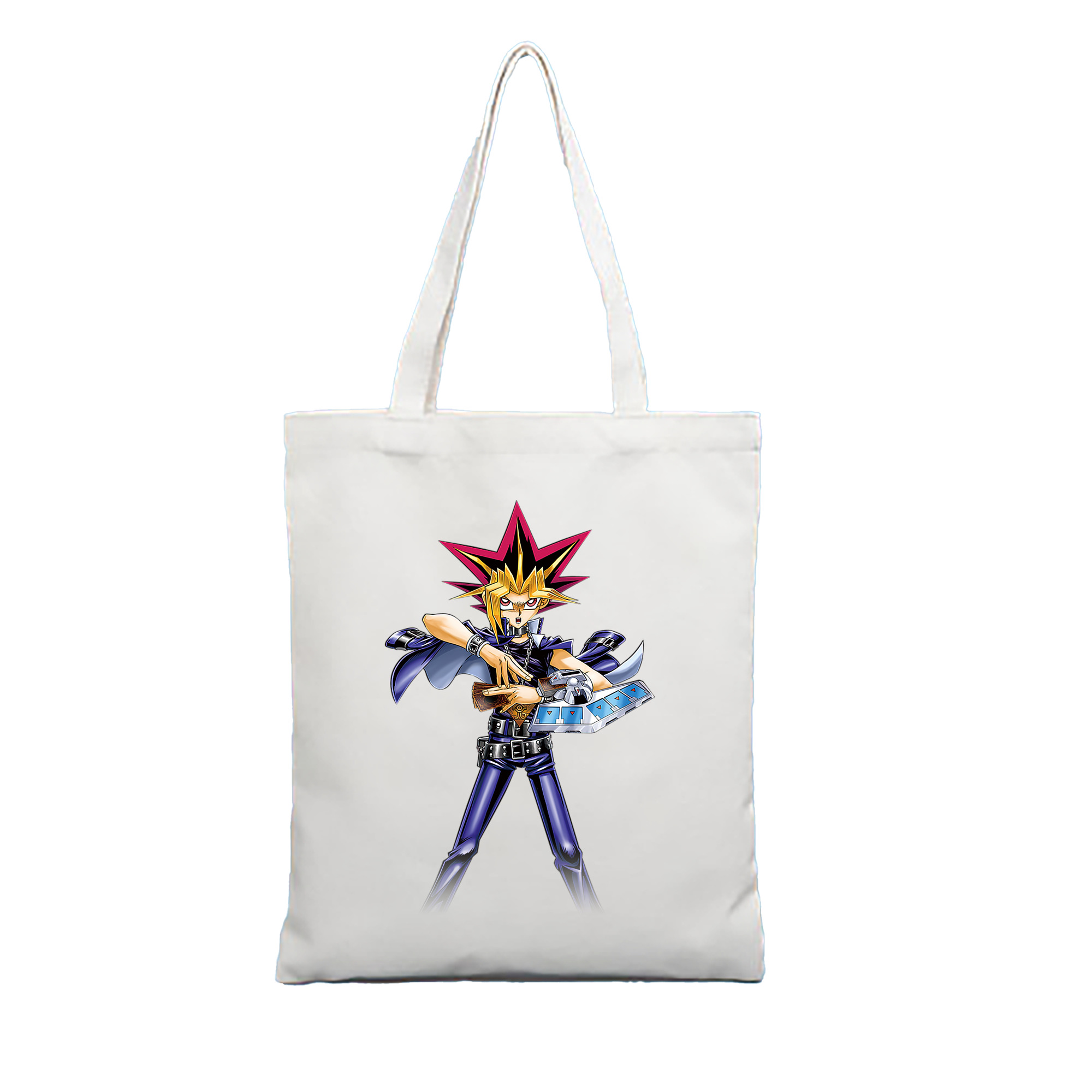 （画像用） 遊☆戯☆王 Yu-Gi-Oh! 縦型キャンバス生地手提げバッグ　トートバッグ