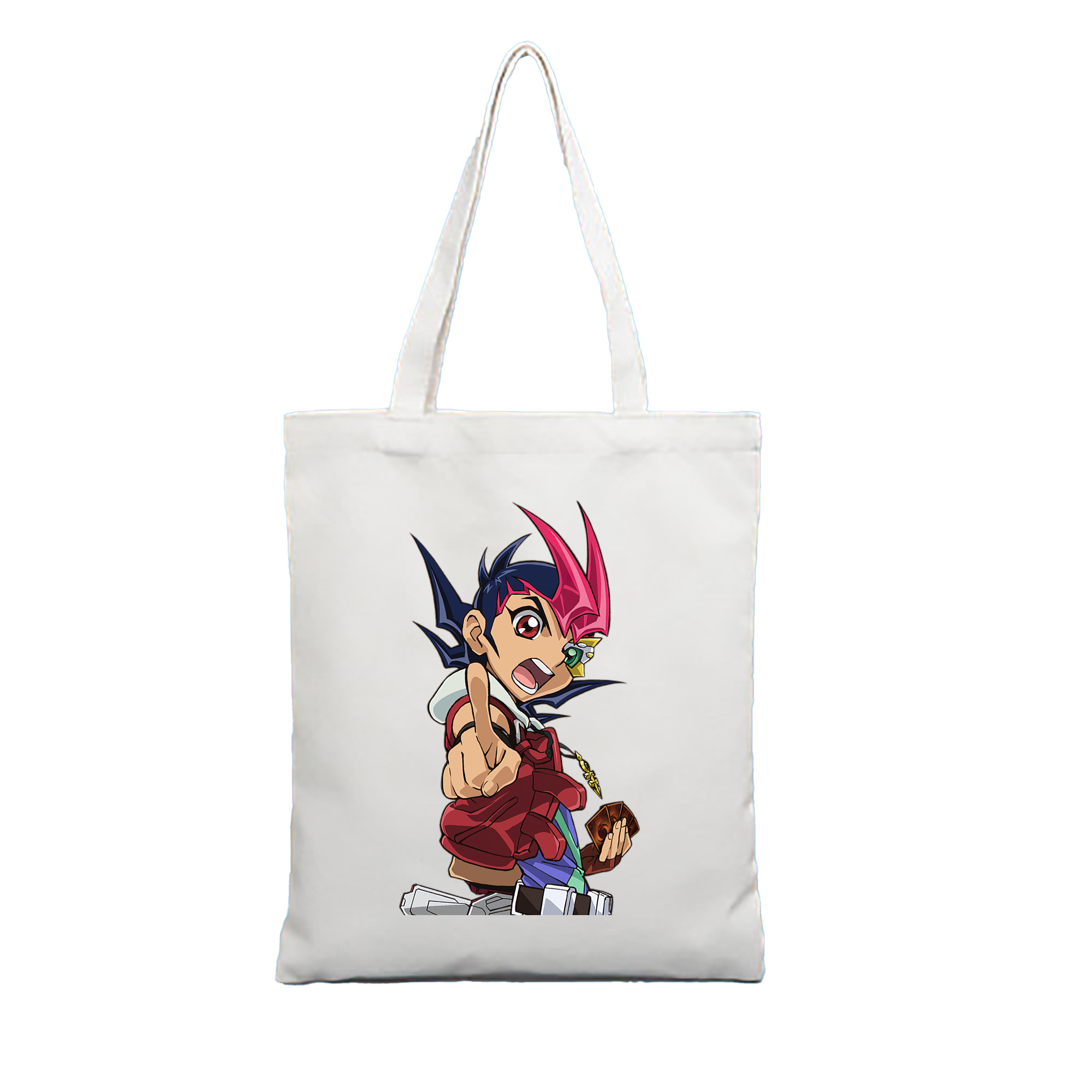 （画像用） 遊☆戯☆王 Yu-Gi-Oh! 縦型キャンバス生地手提げバッグ　トートバッグ