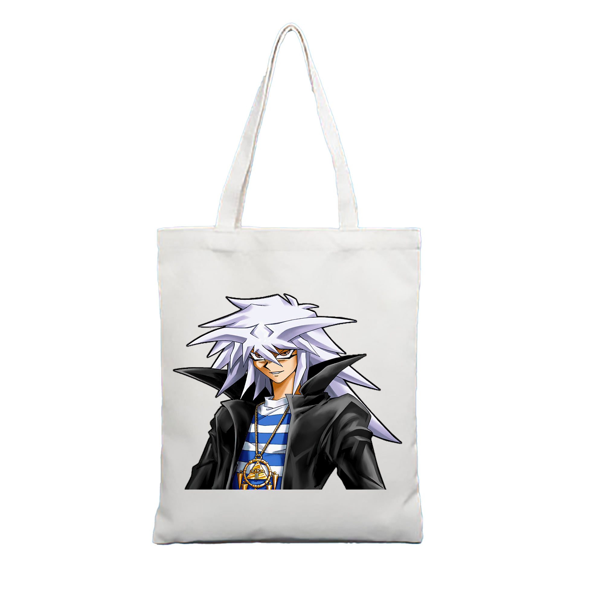 （画像用） 遊☆戯☆王 Yu-Gi-Oh! 縦型キャンバス生地手提げバッグ　トートバッグ