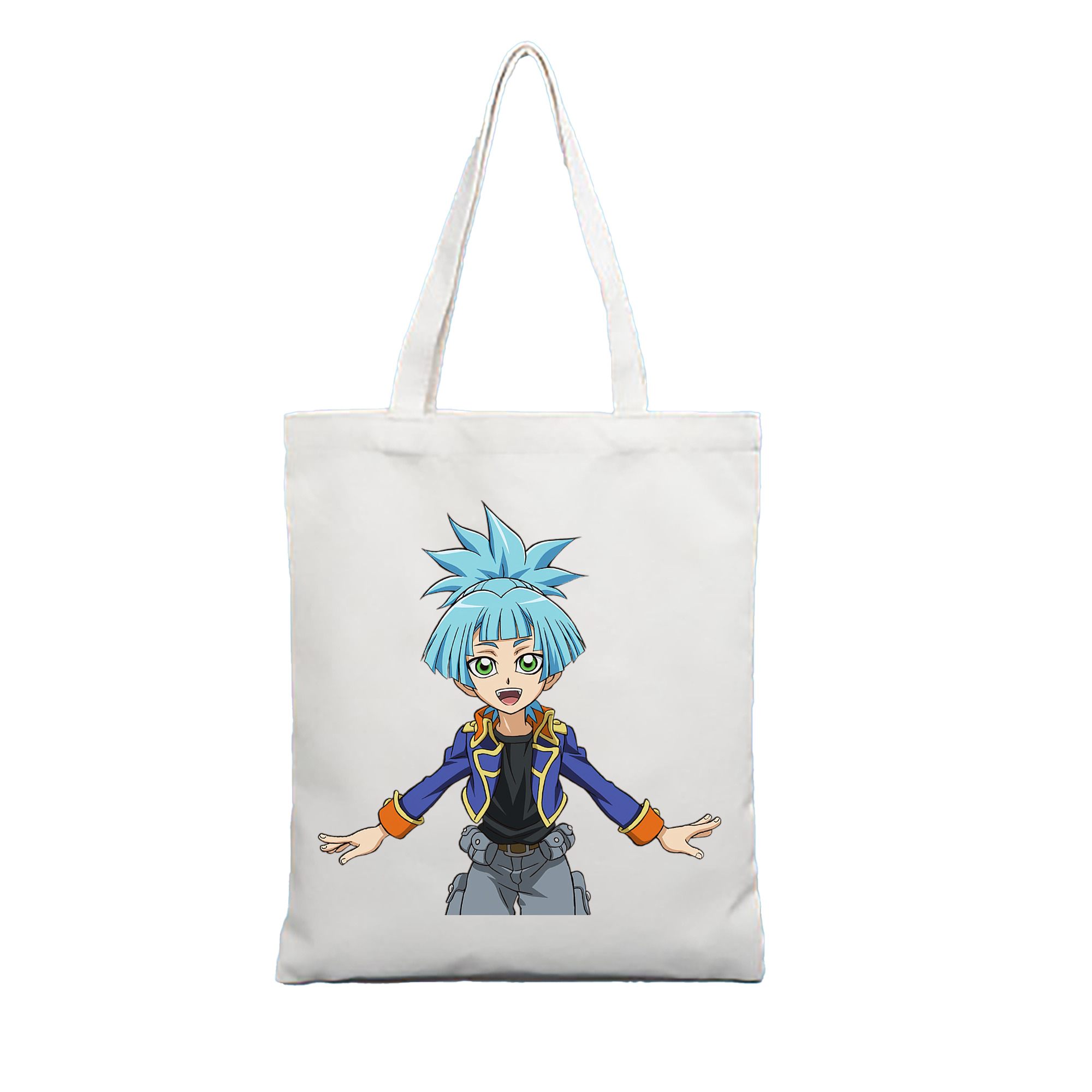 （画像用） 遊☆戯☆王 Yu-Gi-Oh! 縦型キャンバス生地手提げバッグ　トートバッグ