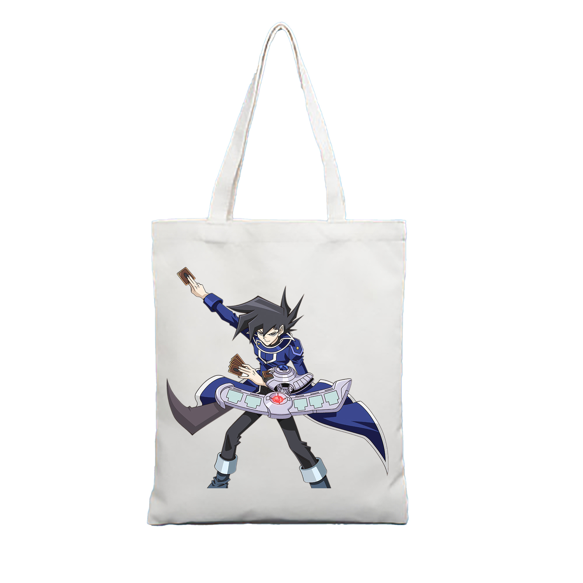 （画像用） 遊☆戯☆王 Yu-Gi-Oh! 縦型キャンバス生地手提げバッグ　トートバッグ