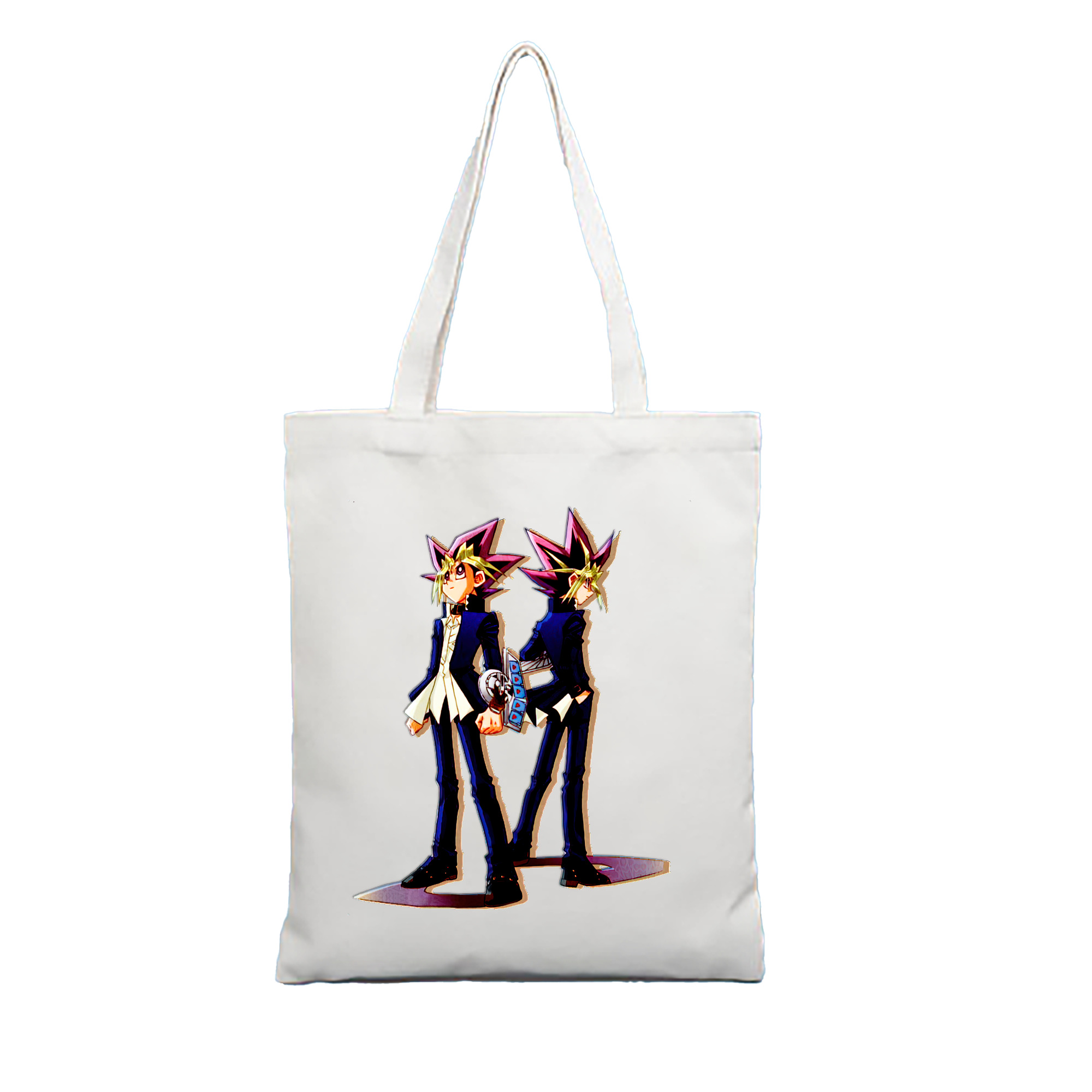 （画像用） 遊☆戯☆王 Yu-Gi-Oh! 縦型キャンバス生地手提げバッグ　トートバッグ