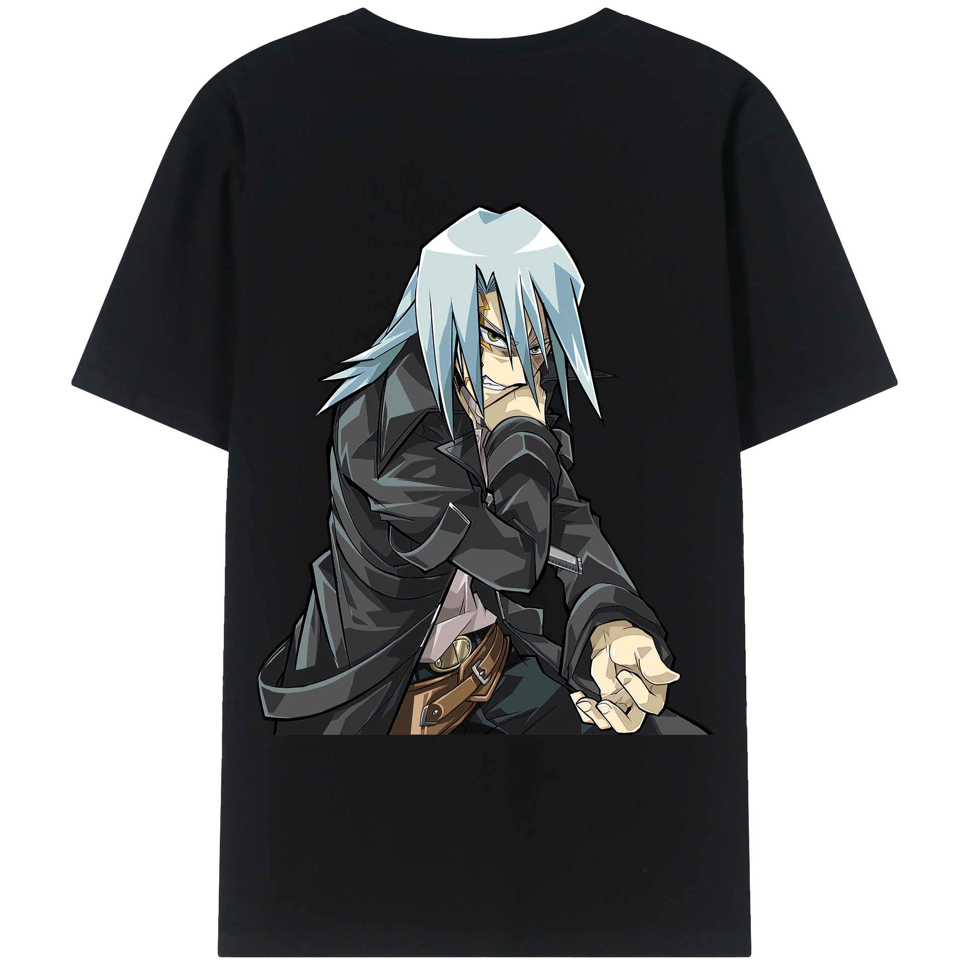 （画像用） 遊☆戯☆王 Yu-Gi-Oh! 綿100％ メンズ半袖Tシャツ（バックプリント） 通気性