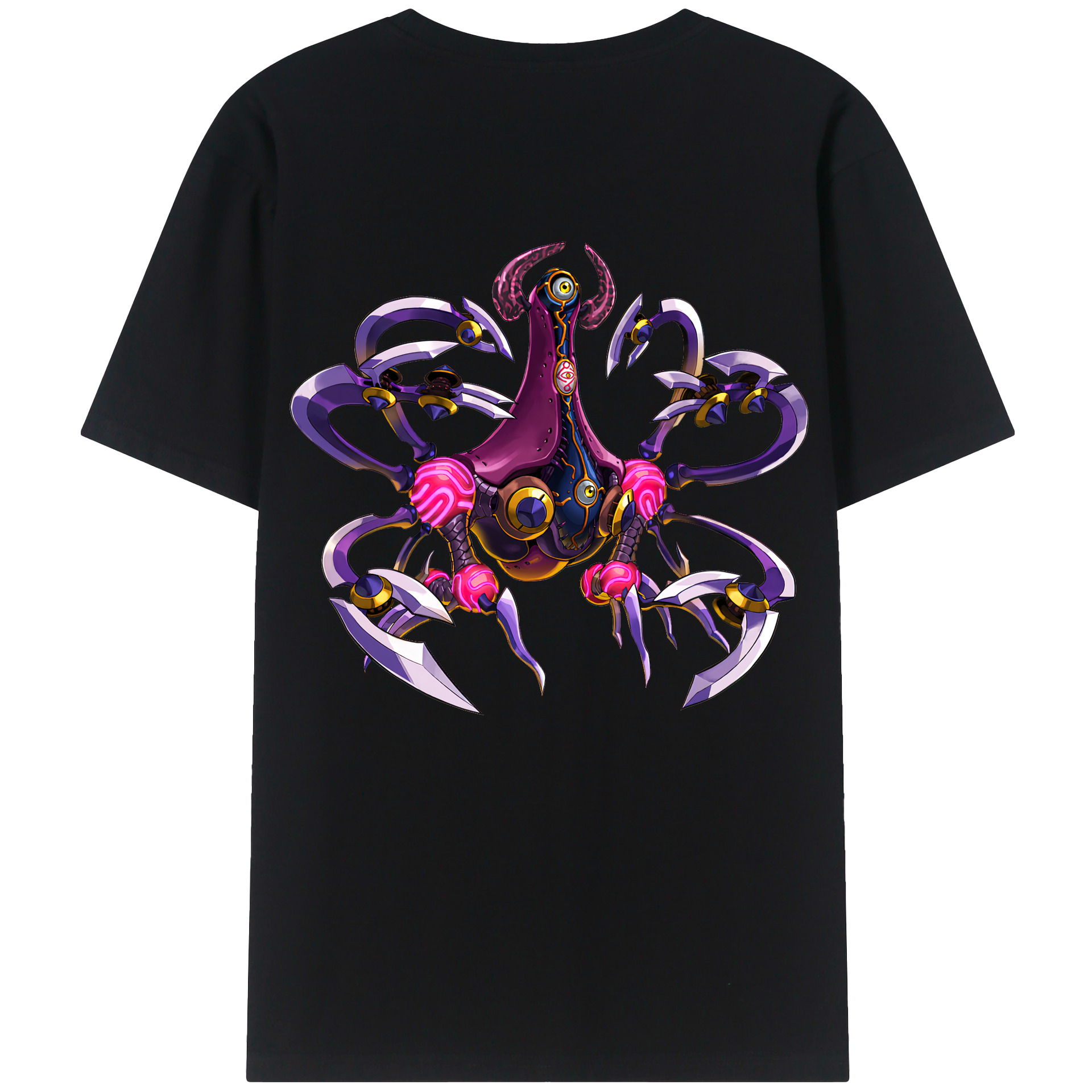 （画像用） 遊☆戯☆王 Yu-Gi-Oh! 綿100％ メンズ半袖Tシャツ（バックプリント） 通気性