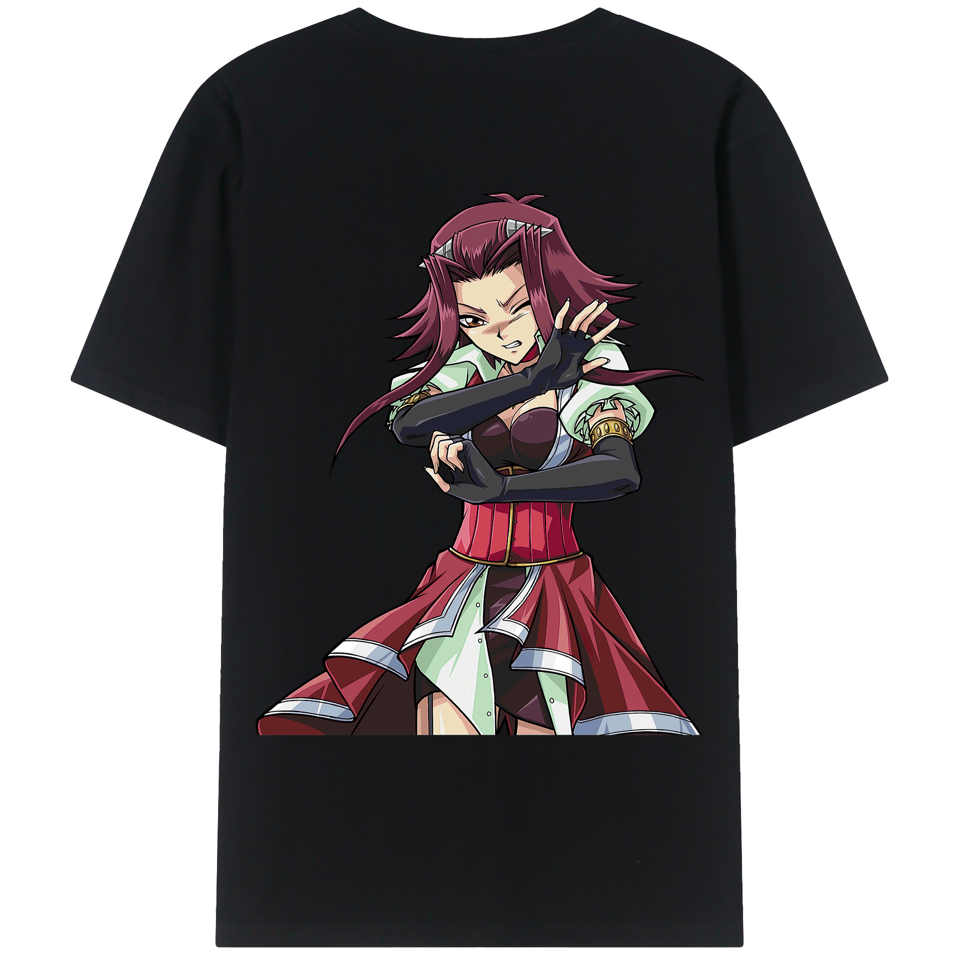 （画像用） 遊☆戯☆王 Yu-Gi-Oh! 綿100％ メンズ半袖Tシャツ（バックプリント） 通気性