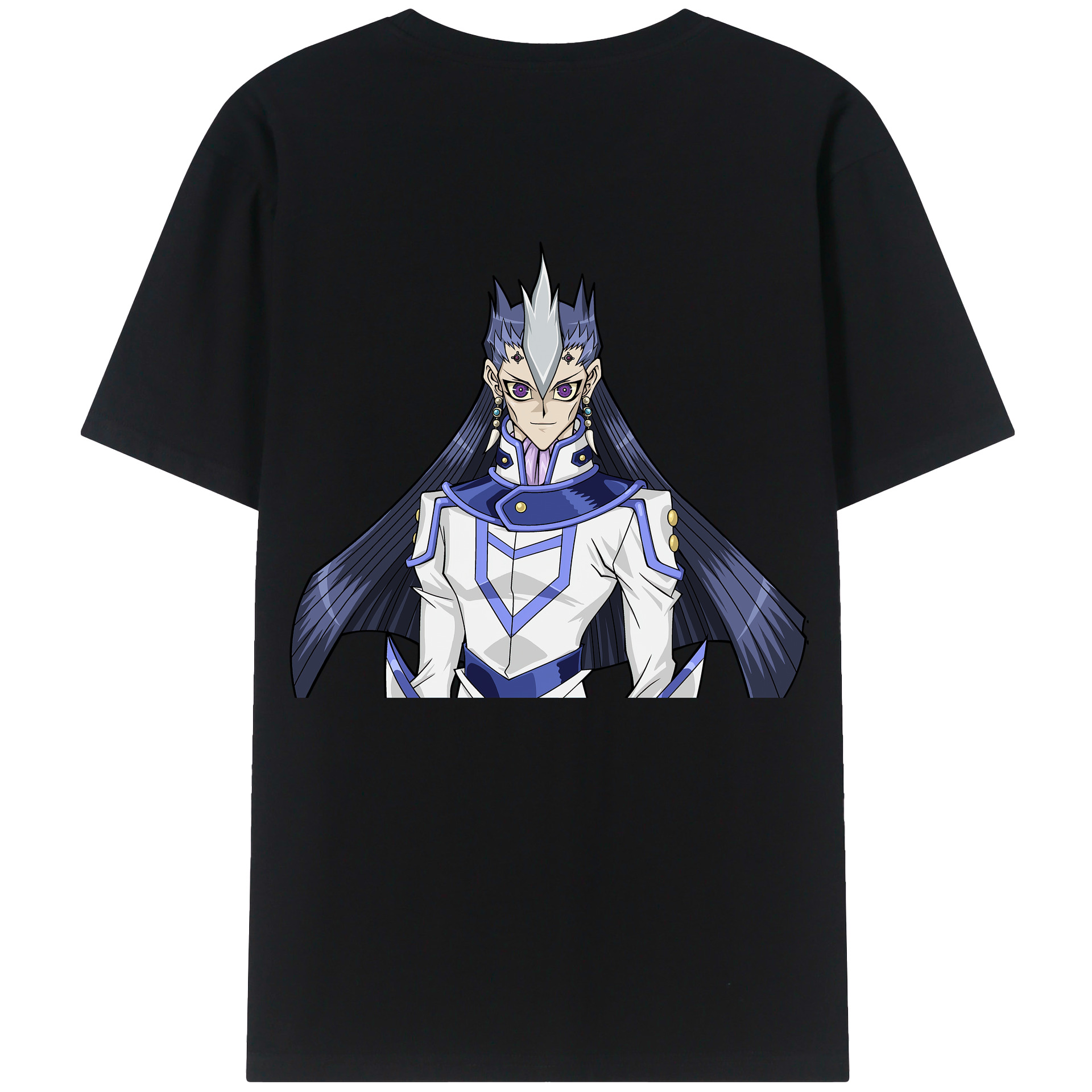 （画像用） 遊☆戯☆王 Yu-Gi-Oh! 綿100％ メンズ半袖Tシャツ（バックプリント） 通気性