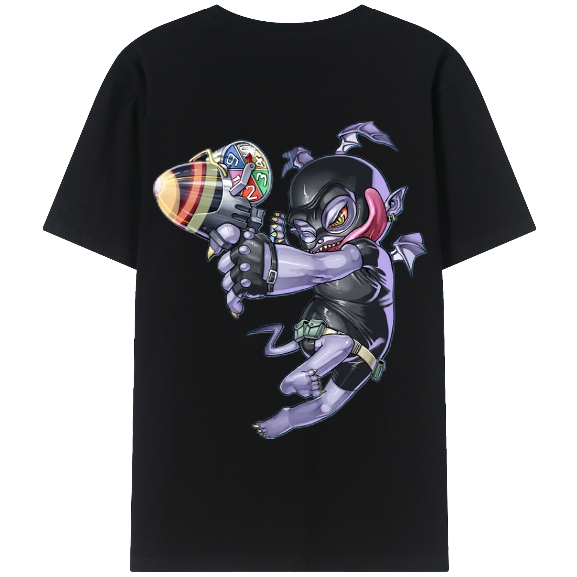 （画像用） 遊☆戯☆王 Yu-Gi-Oh! 綿100％ メンズ半袖Tシャツ（バックプリント） 通気性
