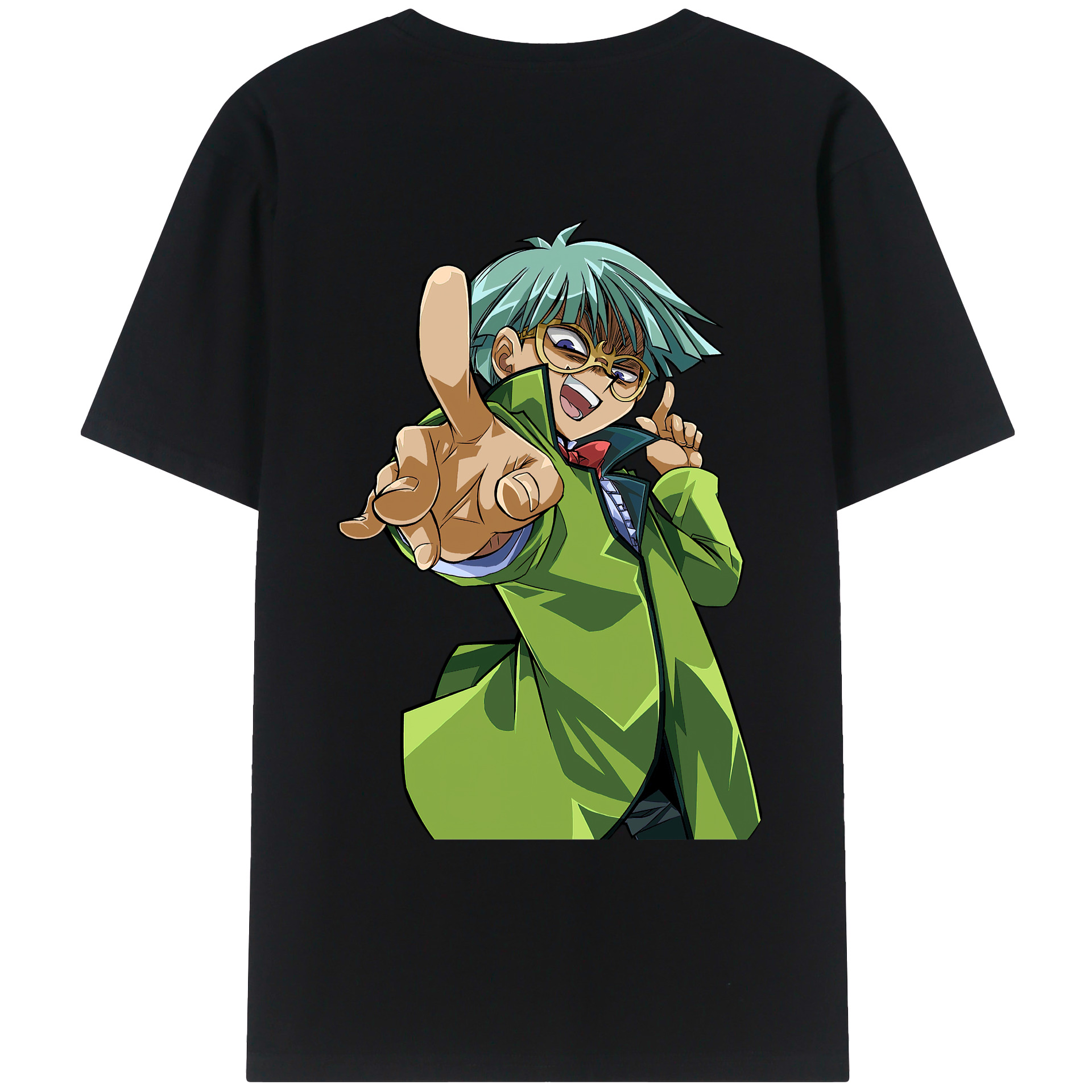 （画像用） 遊☆戯☆王 Yu-Gi-Oh! 綿100％ メンズ半袖Tシャツ（バックプリント） 通気性