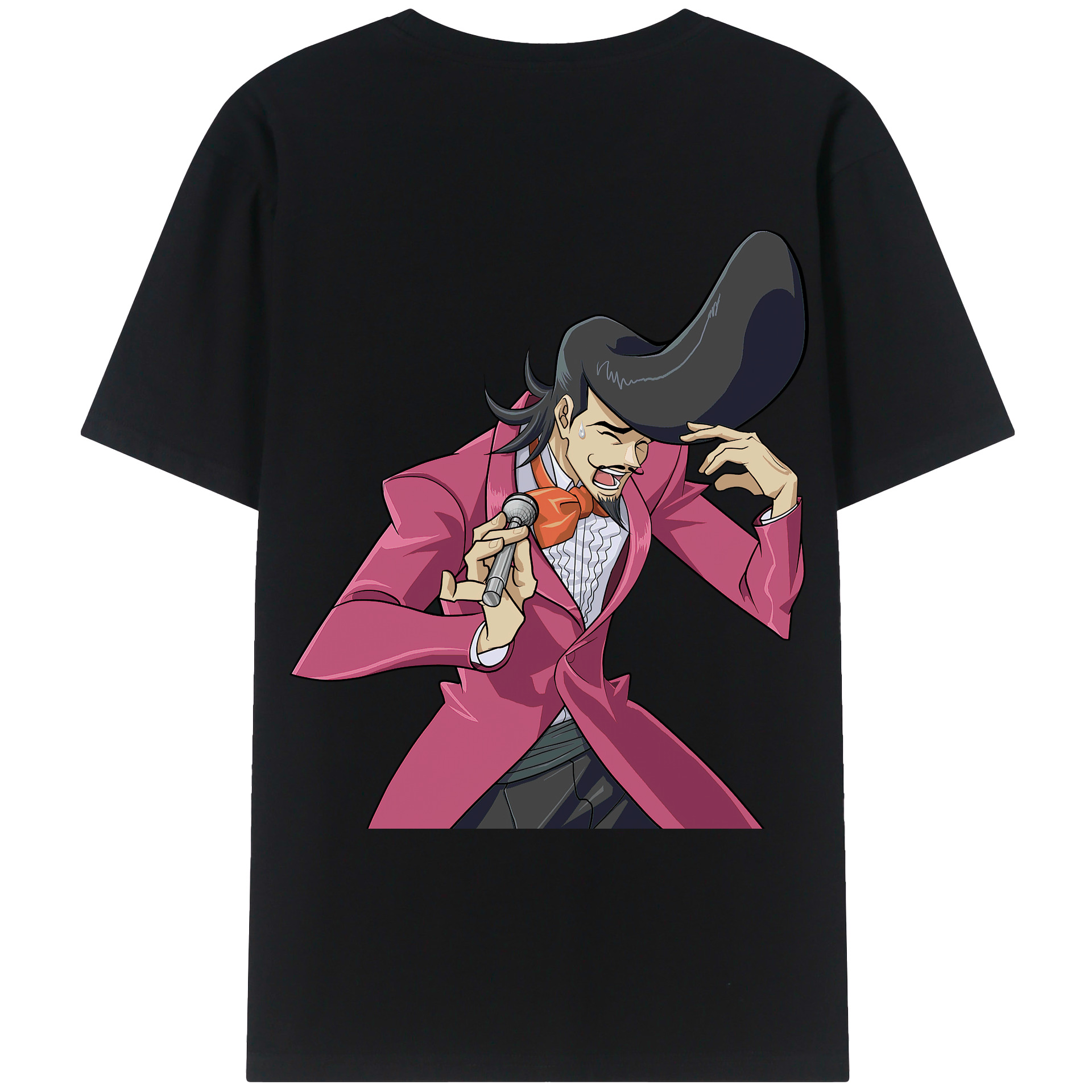 （画像用） 遊☆戯☆王 Yu-Gi-Oh! 綿100％ メンズ半袖Tシャツ（バックプリント） 通気性