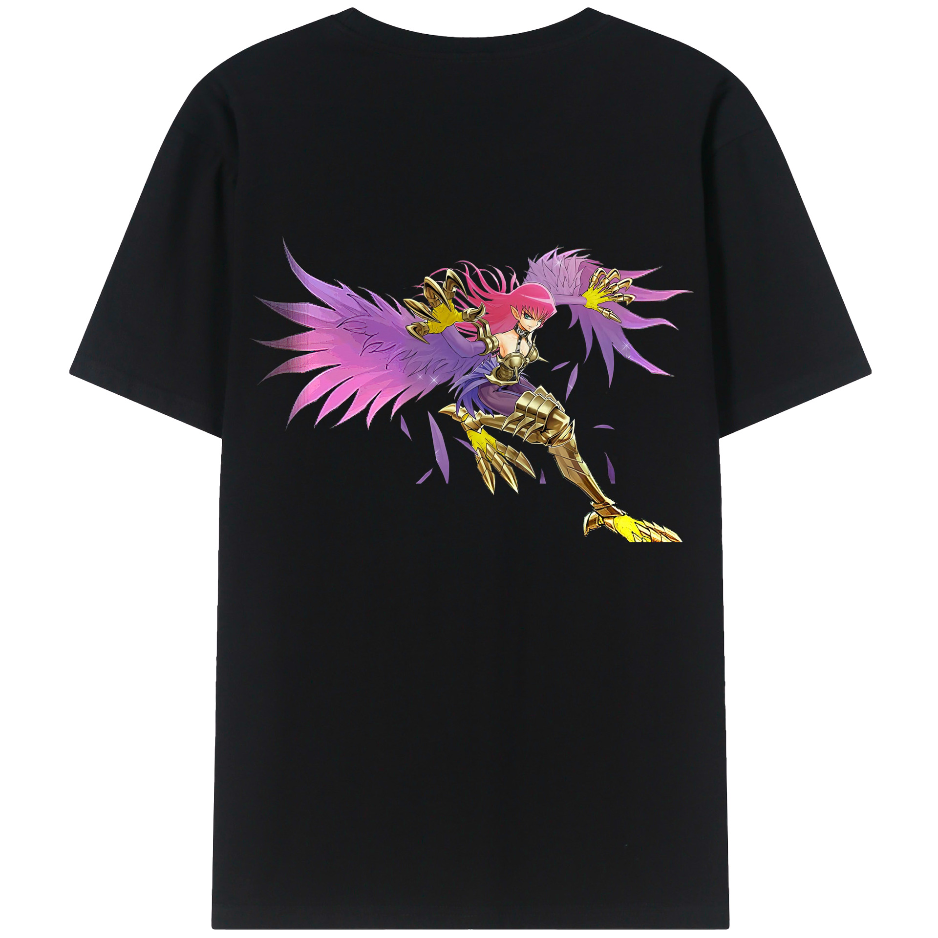 （画像用） 遊☆戯☆王 Yu-Gi-Oh! 綿100％ メンズ半袖Tシャツ（バックプリント） 通気性