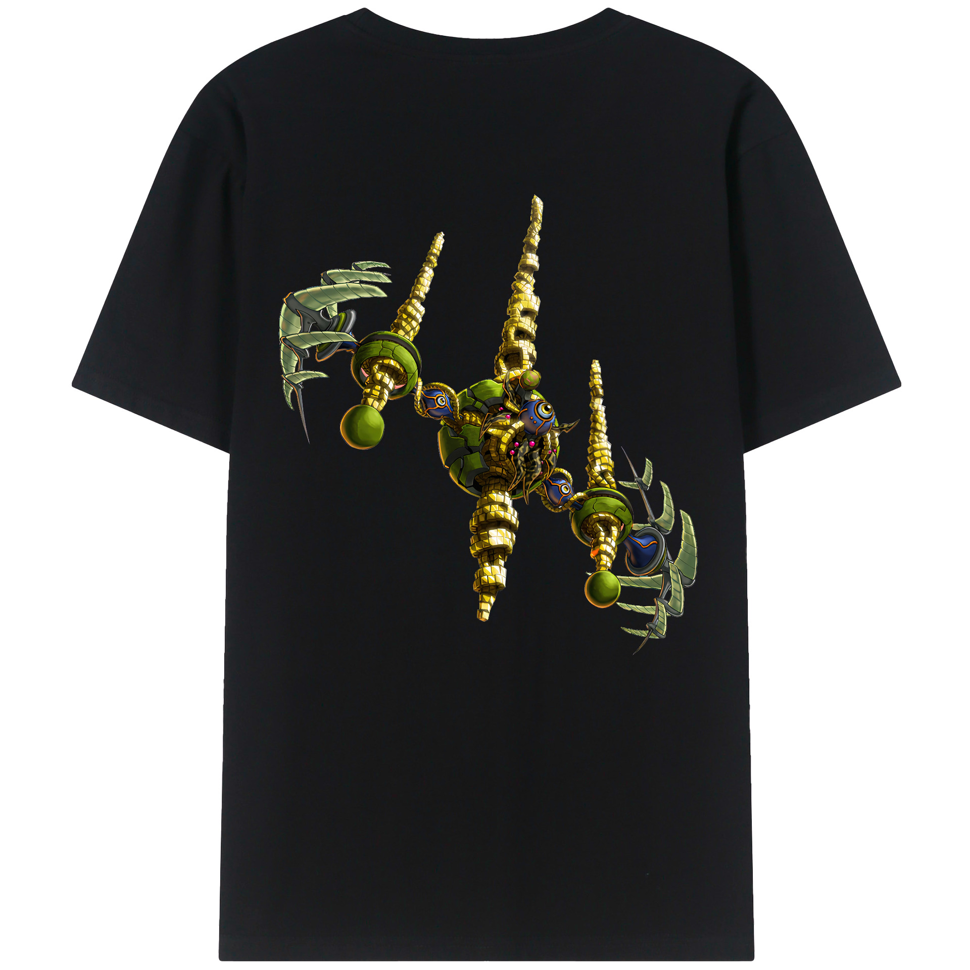 （画像用） 遊☆戯☆王 Yu-Gi-Oh! 綿100％ メンズ半袖Tシャツ（バックプリント） 通気性
