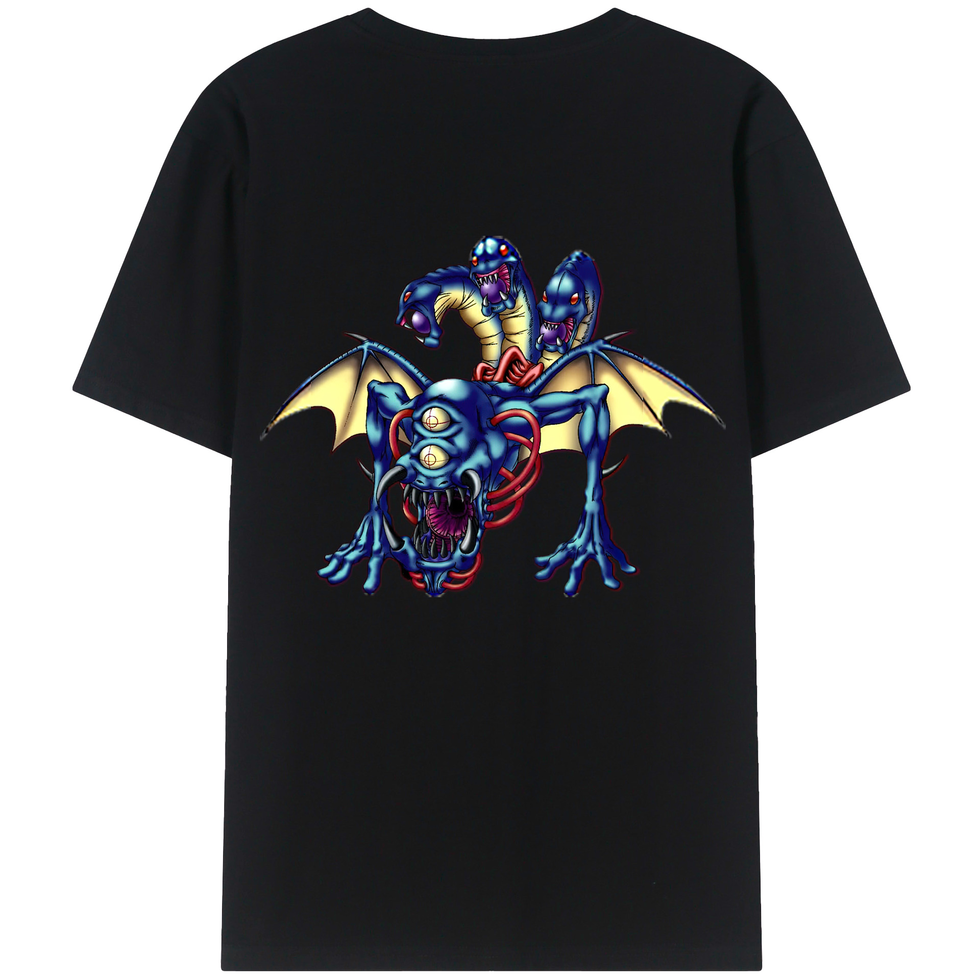 （画像用） 遊☆戯☆王 Yu-Gi-Oh! 綿100％ メンズ半袖Tシャツ（バックプリント） 通気性