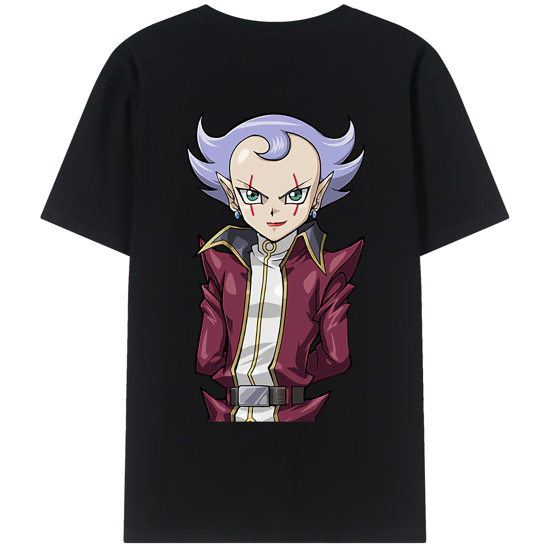 （画像用） 遊☆戯☆王 Yu-Gi-Oh! 綿100％ メンズ半袖Tシャツ（バックプリント） 通気性