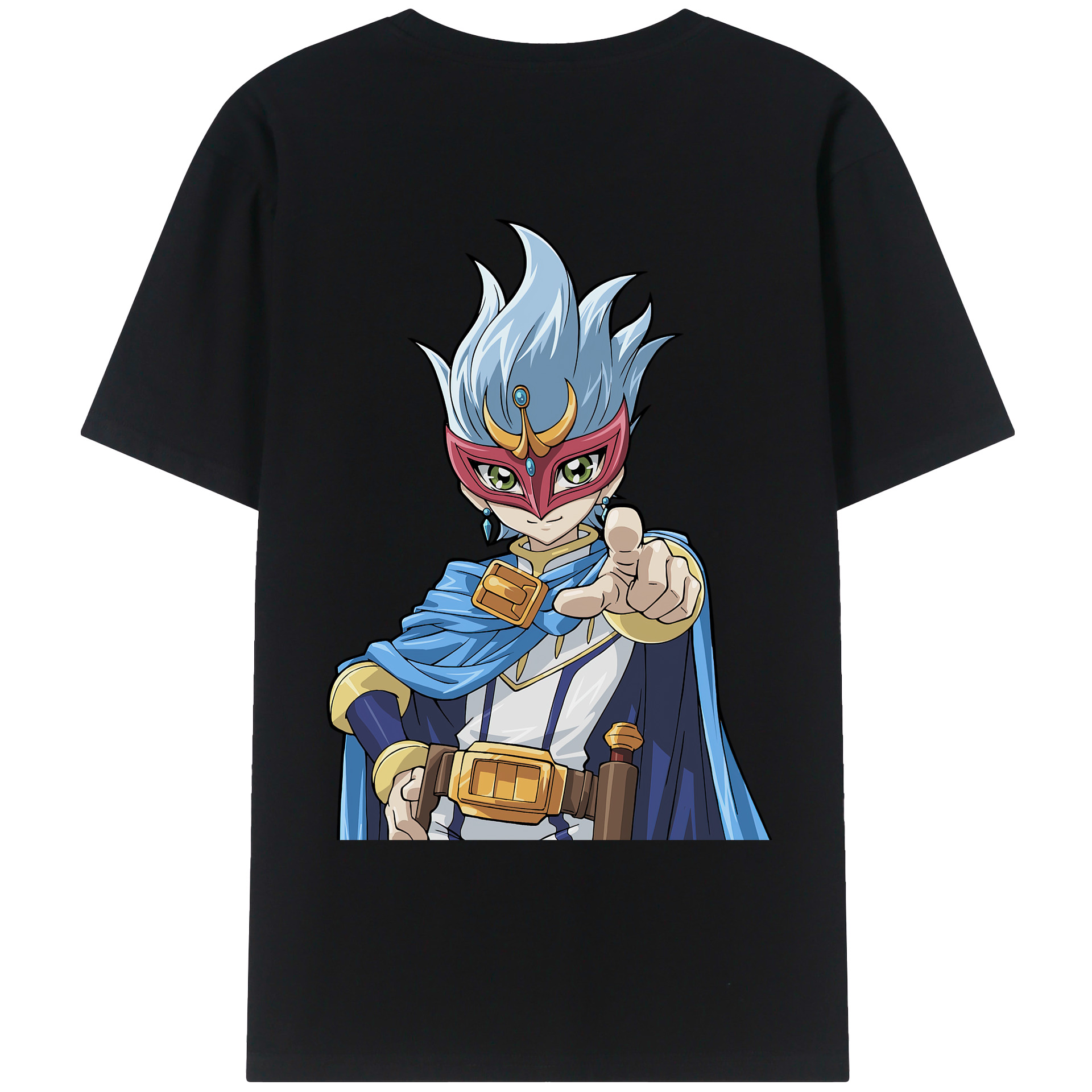 （画像用） 遊☆戯☆王 Yu-Gi-Oh! 綿100％ メンズ半袖Tシャツ（バックプリント） 通気性