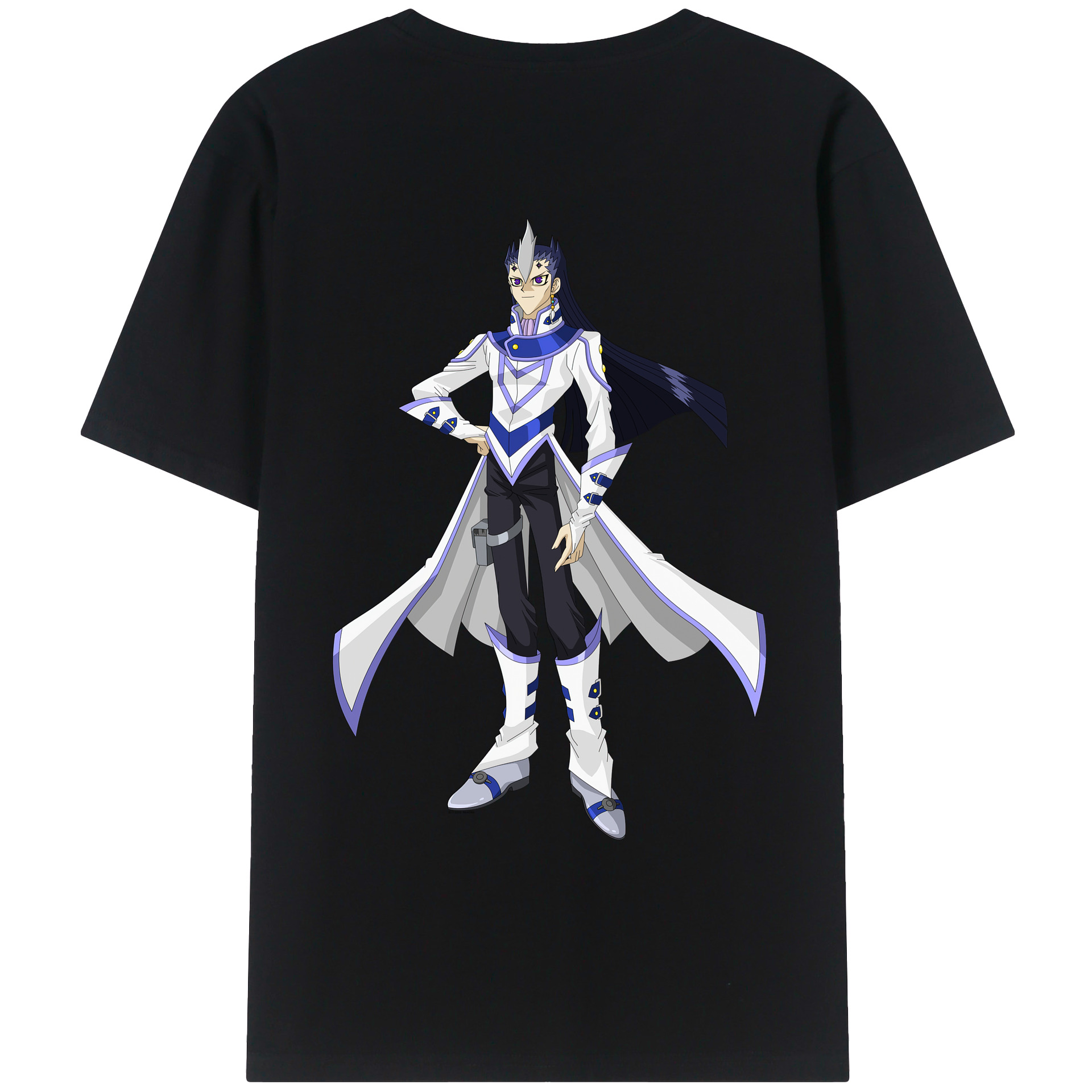 （画像用） 遊☆戯☆王 Yu-Gi-Oh! 綿100％ メンズ半袖Tシャツ（バックプリント） 通気性