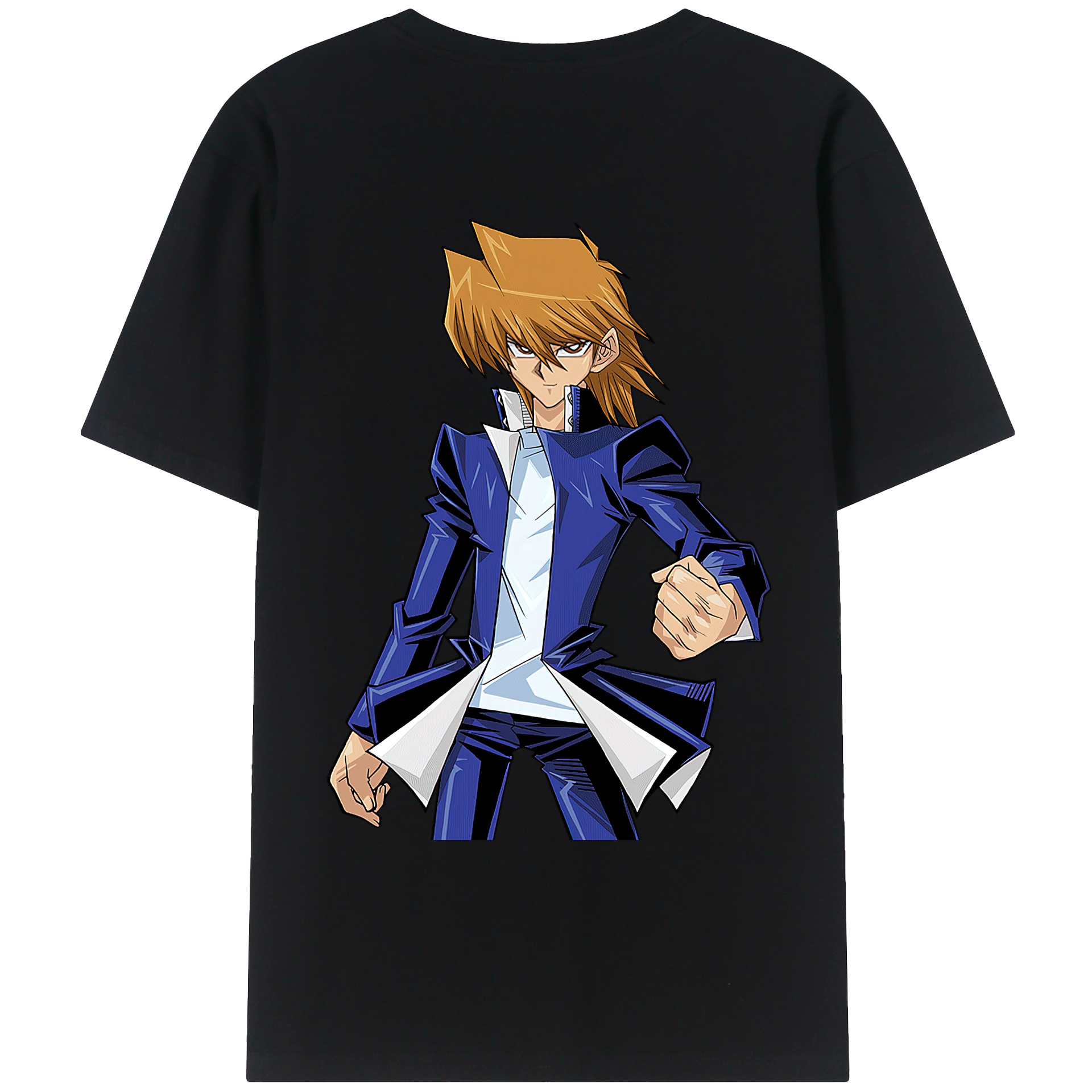 （画像用） 遊☆戯☆王 Yu-Gi-Oh! 綿100％ メンズ半袖Tシャツ（バックプリント） 通気性