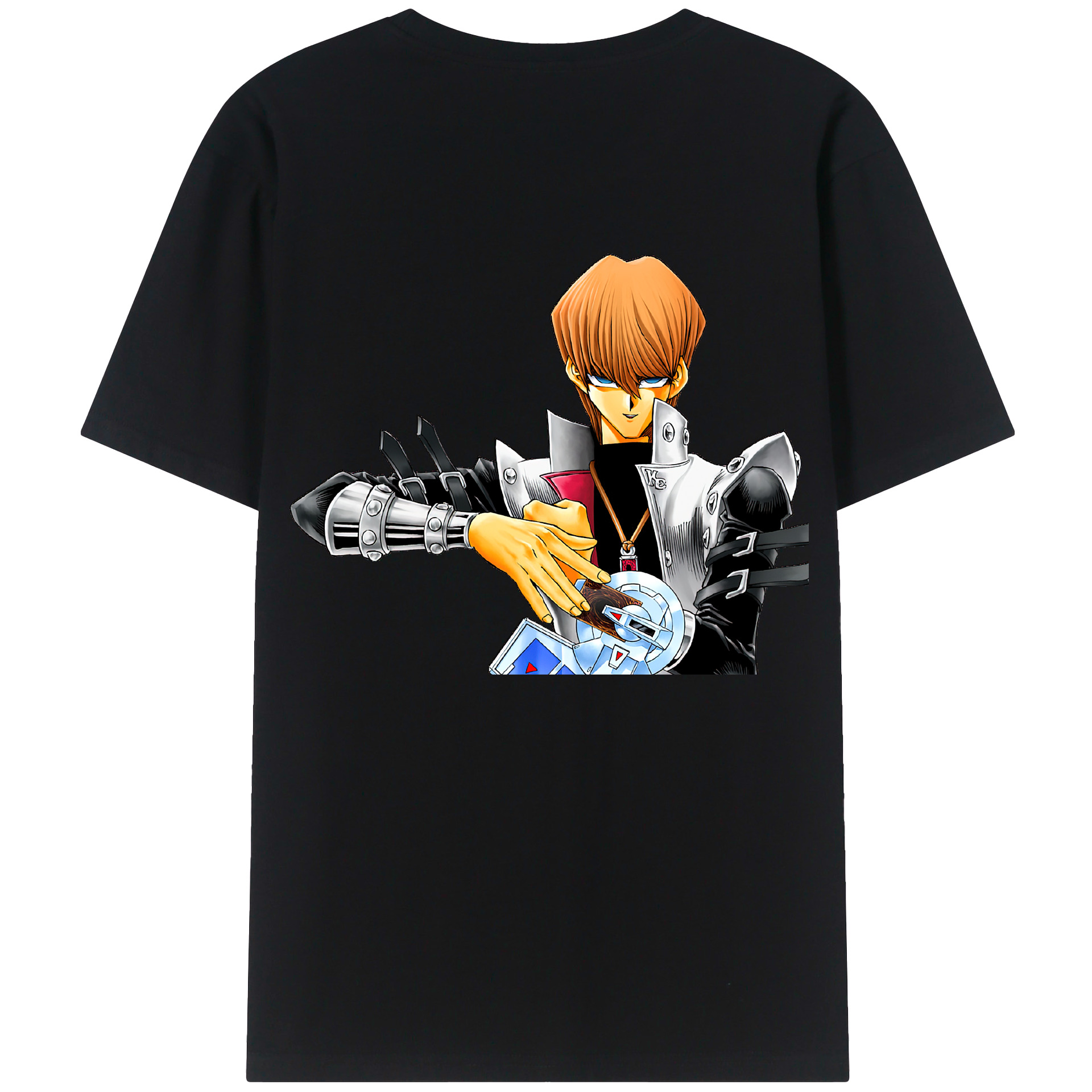 （画像用） 遊☆戯☆王 Yu-Gi-Oh! 綿100％ メンズ半袖Tシャツ（バックプリント） 通気性