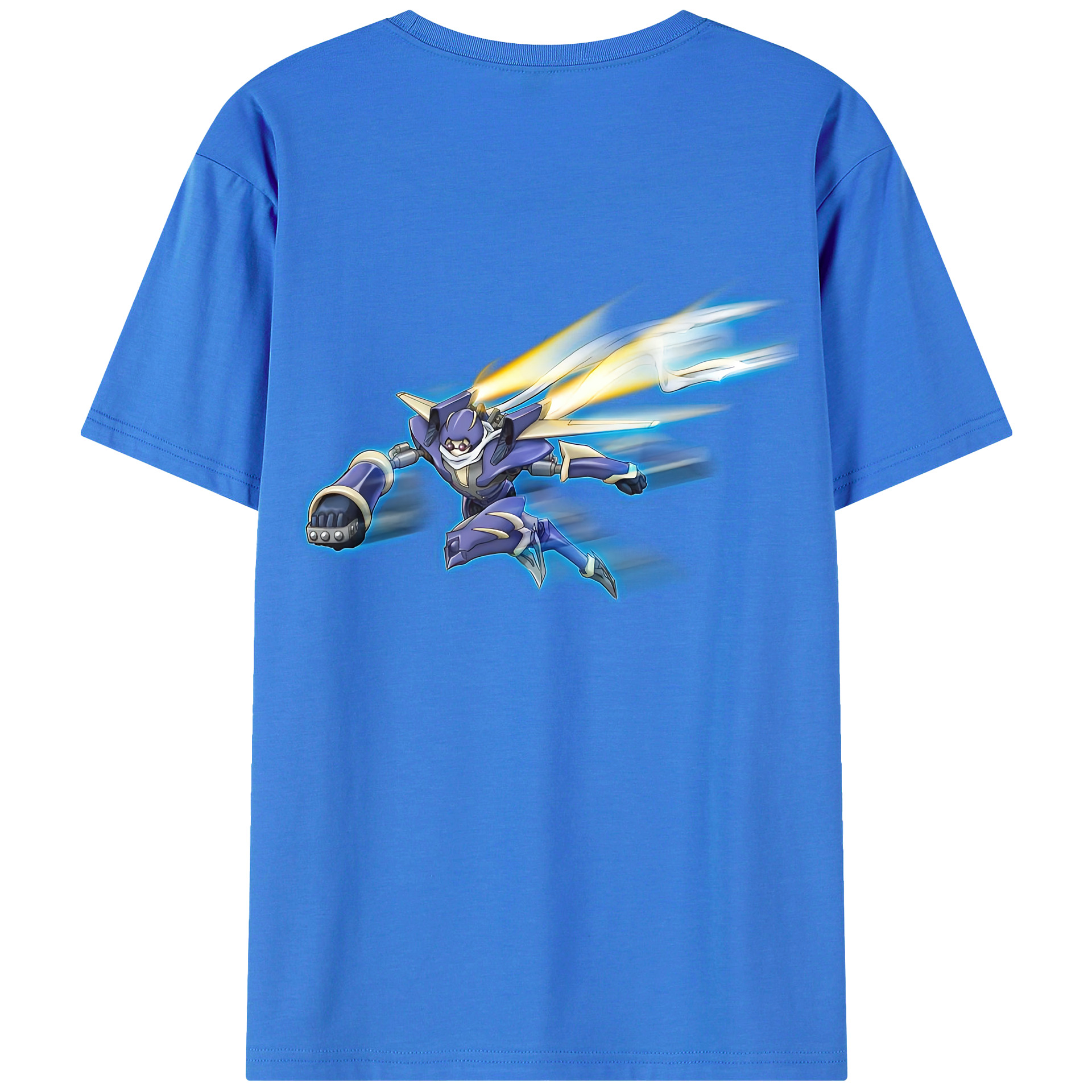 （画像用） 遊☆戯☆王 Yu-Gi-Oh! 綿100％ メンズ半袖Tシャツ（バックプリント） 通気性
