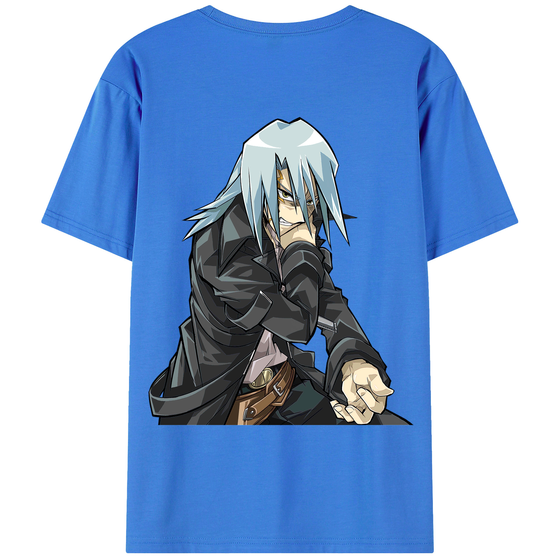 （画像用） 遊☆戯☆王 Yu-Gi-Oh! 綿100％ メンズ半袖Tシャツ（バックプリント） 通気性
