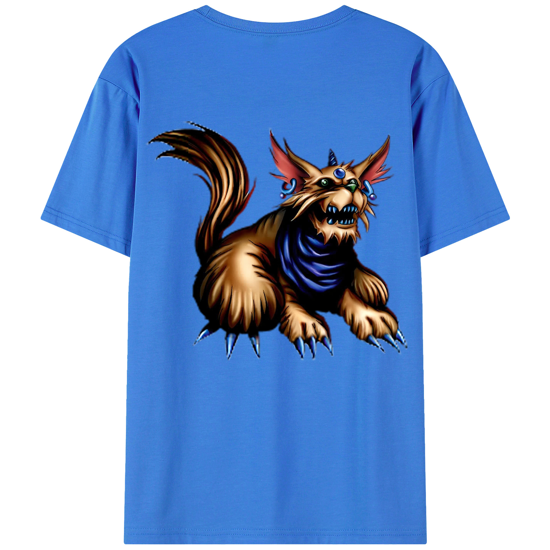 （画像用） 遊☆戯☆王 Yu-Gi-Oh! 綿100％ メンズ半袖Tシャツ（バックプリント） 通気性