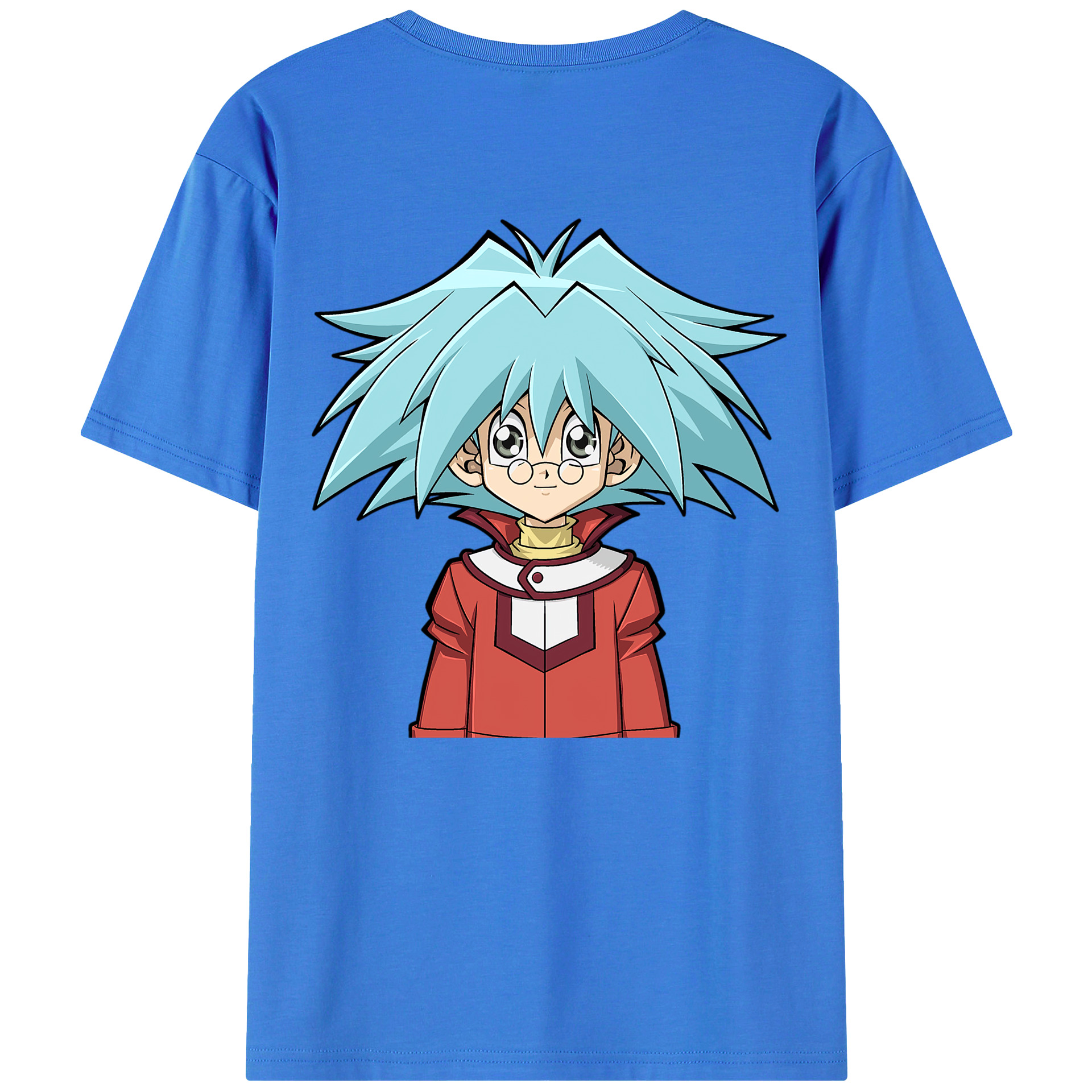 （画像用） 遊☆戯☆王 Yu-Gi-Oh! 綿100％ メンズ半袖Tシャツ（バックプリント） 通気性