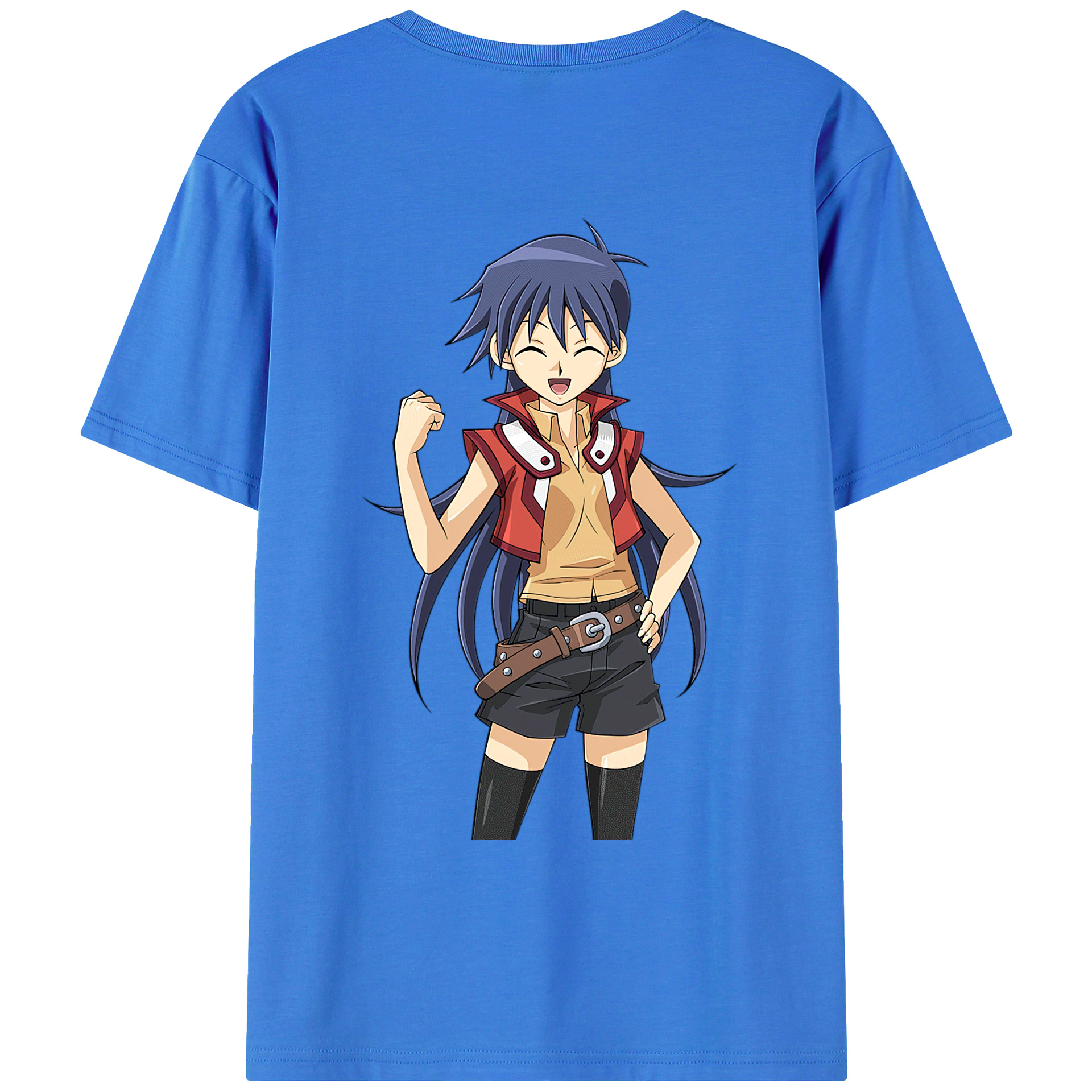 （画像用） 遊☆戯☆王 Yu-Gi-Oh! 綿100％ メンズ半袖Tシャツ（バックプリント） 通気性