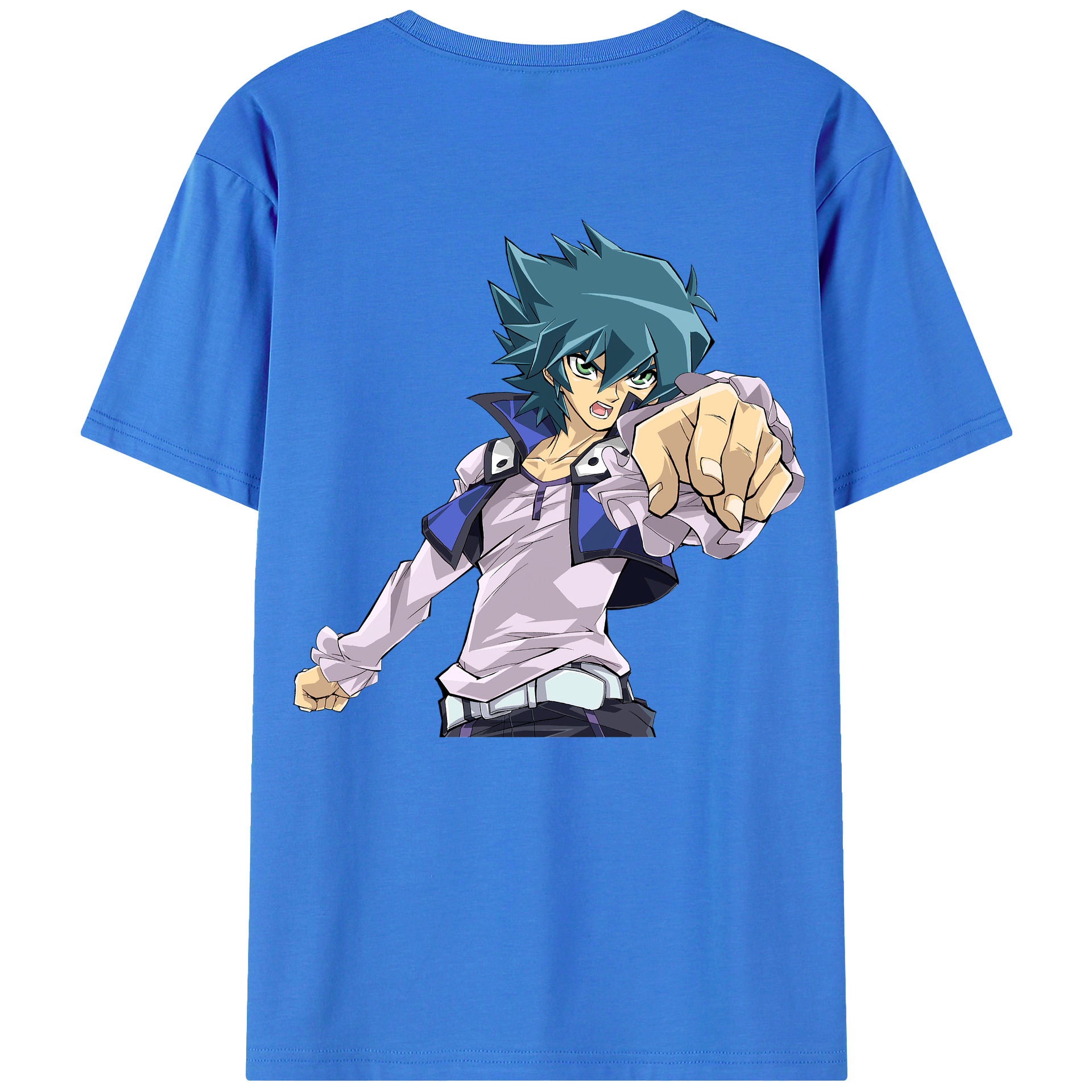 （画像用） 遊☆戯☆王 Yu-Gi-Oh! 綿100％ メンズ半袖Tシャツ（バックプリント） 通気性