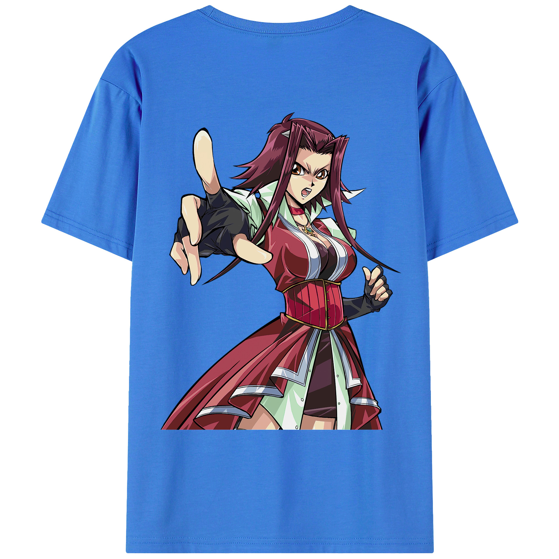 （画像用） 遊☆戯☆王 Yu-Gi-Oh! 綿100％ メンズ半袖Tシャツ（バックプリント） 通気性