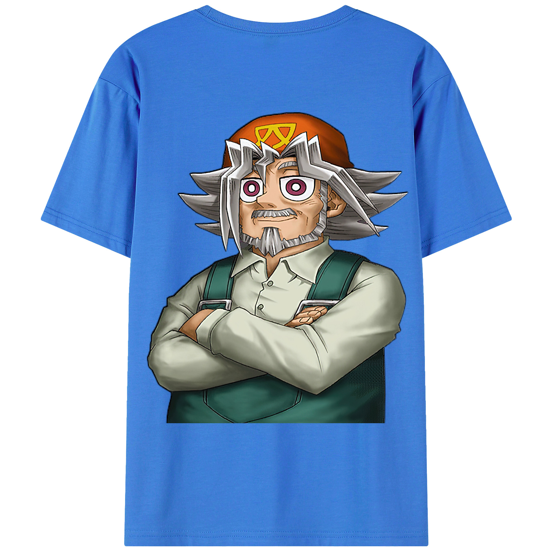 （画像用） 遊☆戯☆王 Yu-Gi-Oh! 綿100％ メンズ半袖Tシャツ（バックプリント） 通気性