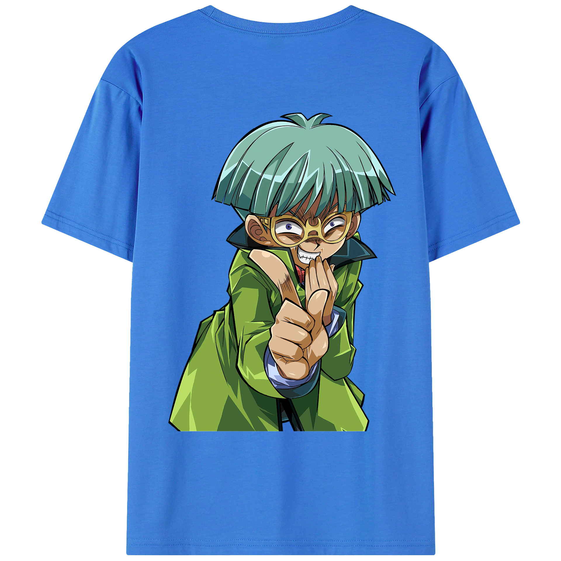 （画像用） 遊☆戯☆王 Yu-Gi-Oh! 綿100％ メンズ半袖Tシャツ（バックプリント） 通気性