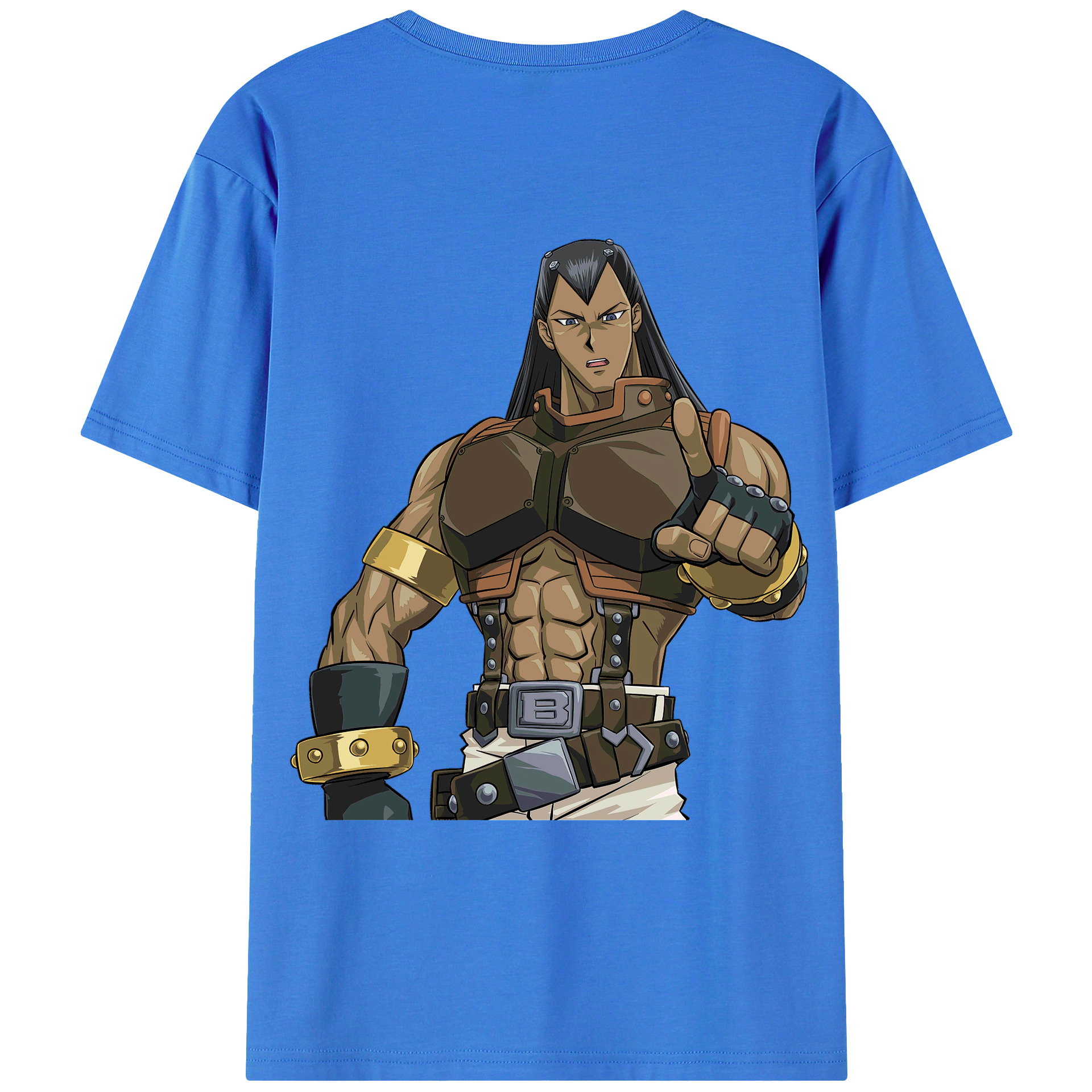 （画像用） 遊☆戯☆王 Yu-Gi-Oh! 綿100％ メンズ半袖Tシャツ（バックプリント） 通気性