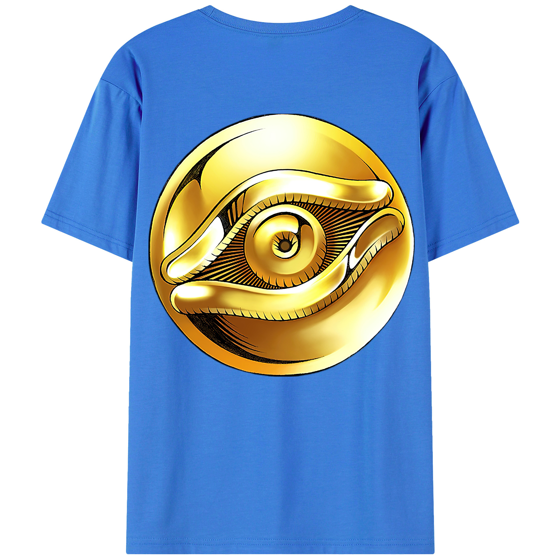 （画像用） 遊☆戯☆王 Yu-Gi-Oh! 綿100％ メンズ半袖Tシャツ（バックプリント） 通気性