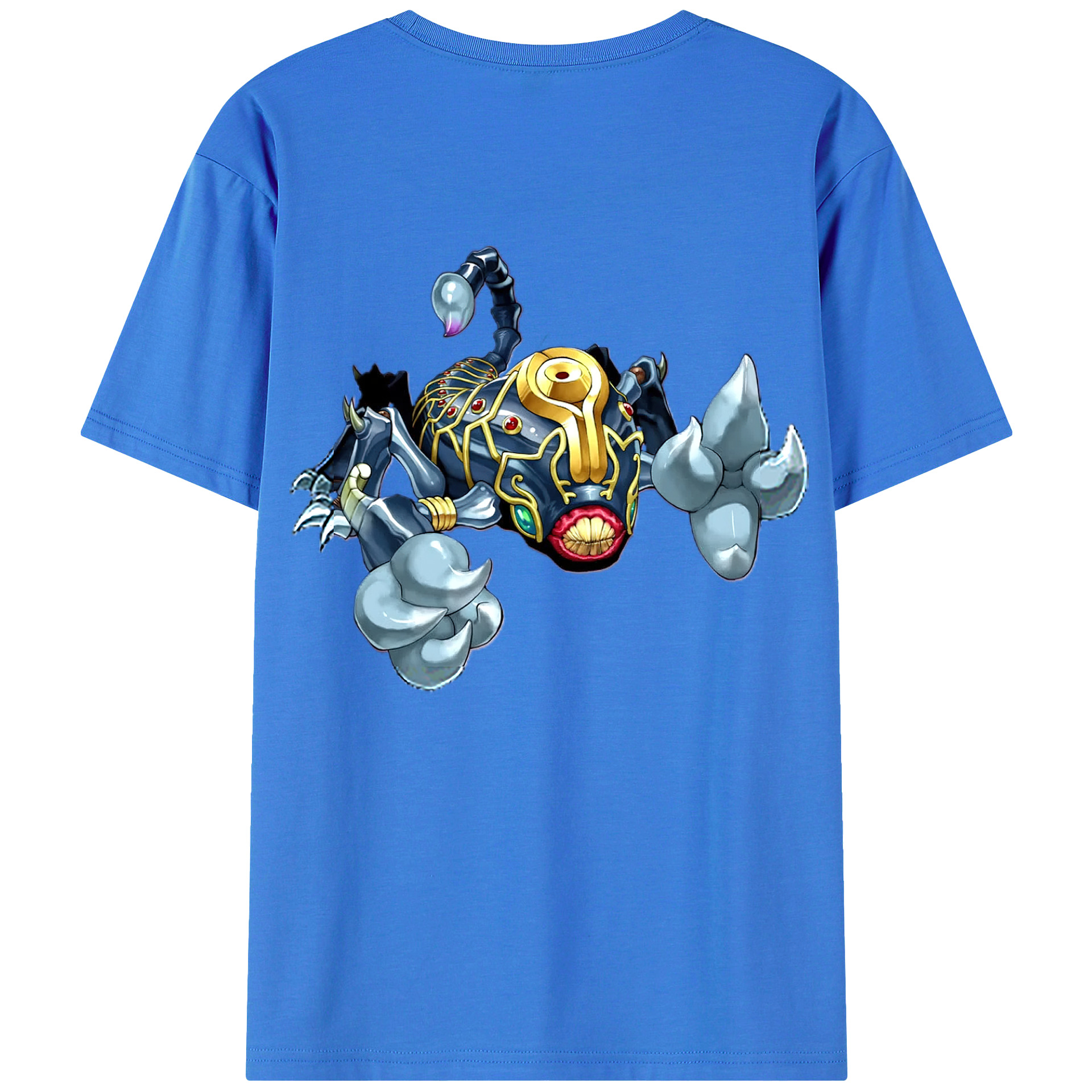 （画像用） 遊☆戯☆王 Yu-Gi-Oh! 綿100％ メンズ半袖Tシャツ（バックプリント） 通気性