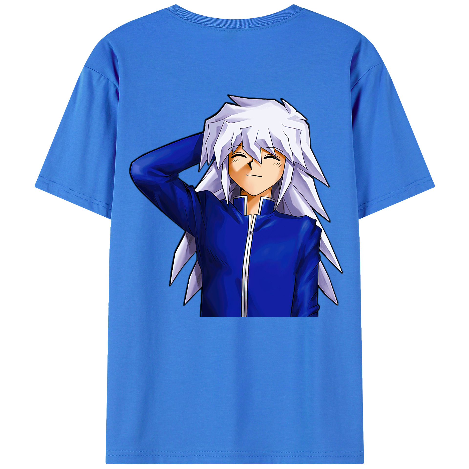 （画像用） 遊☆戯☆王 Yu-Gi-Oh! 綿100％ メンズ半袖Tシャツ（バックプリント） 通気性